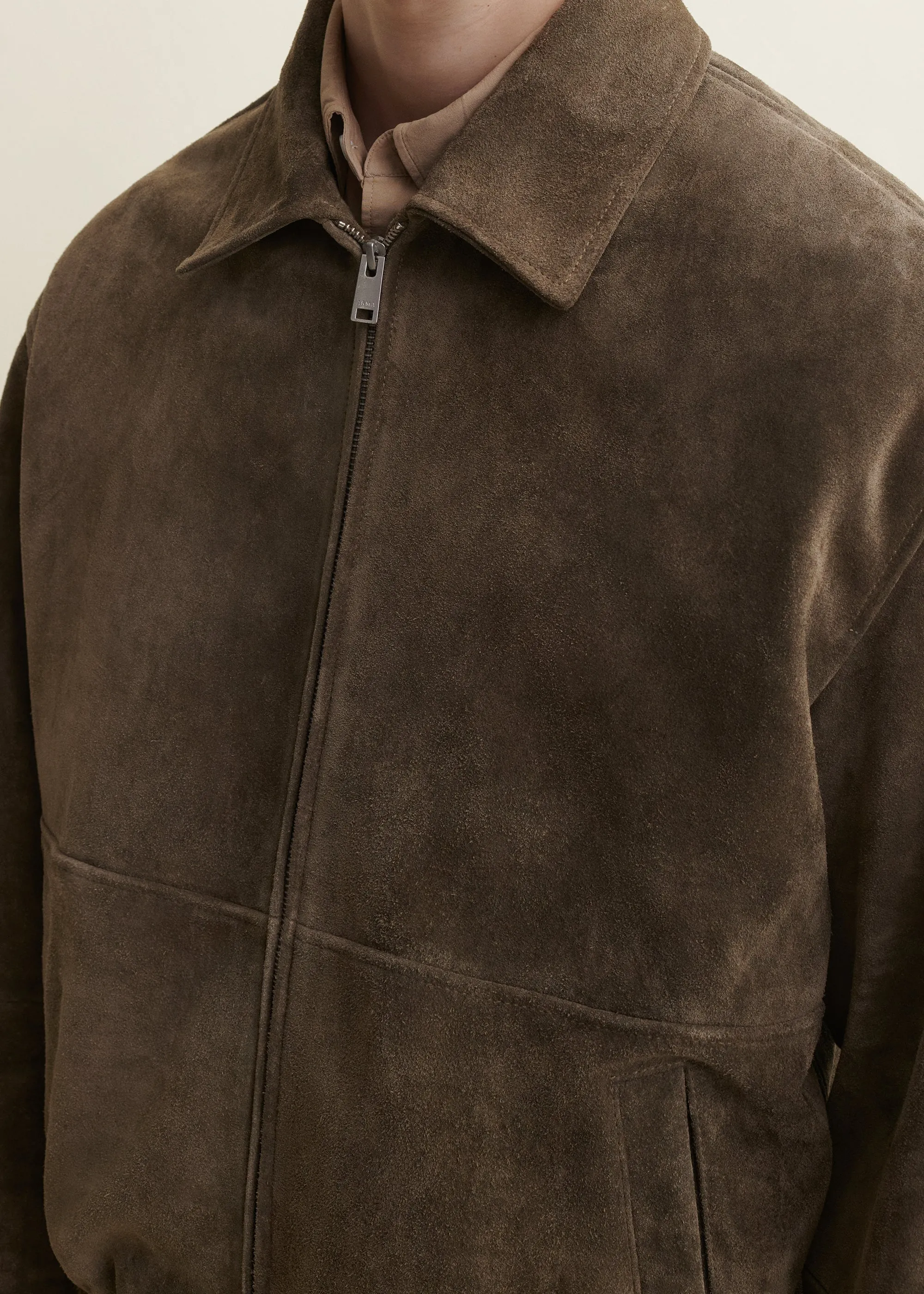 MADDOX | Gritty Suede Jacket | Olive sold by ARMA product image thumbnail 3