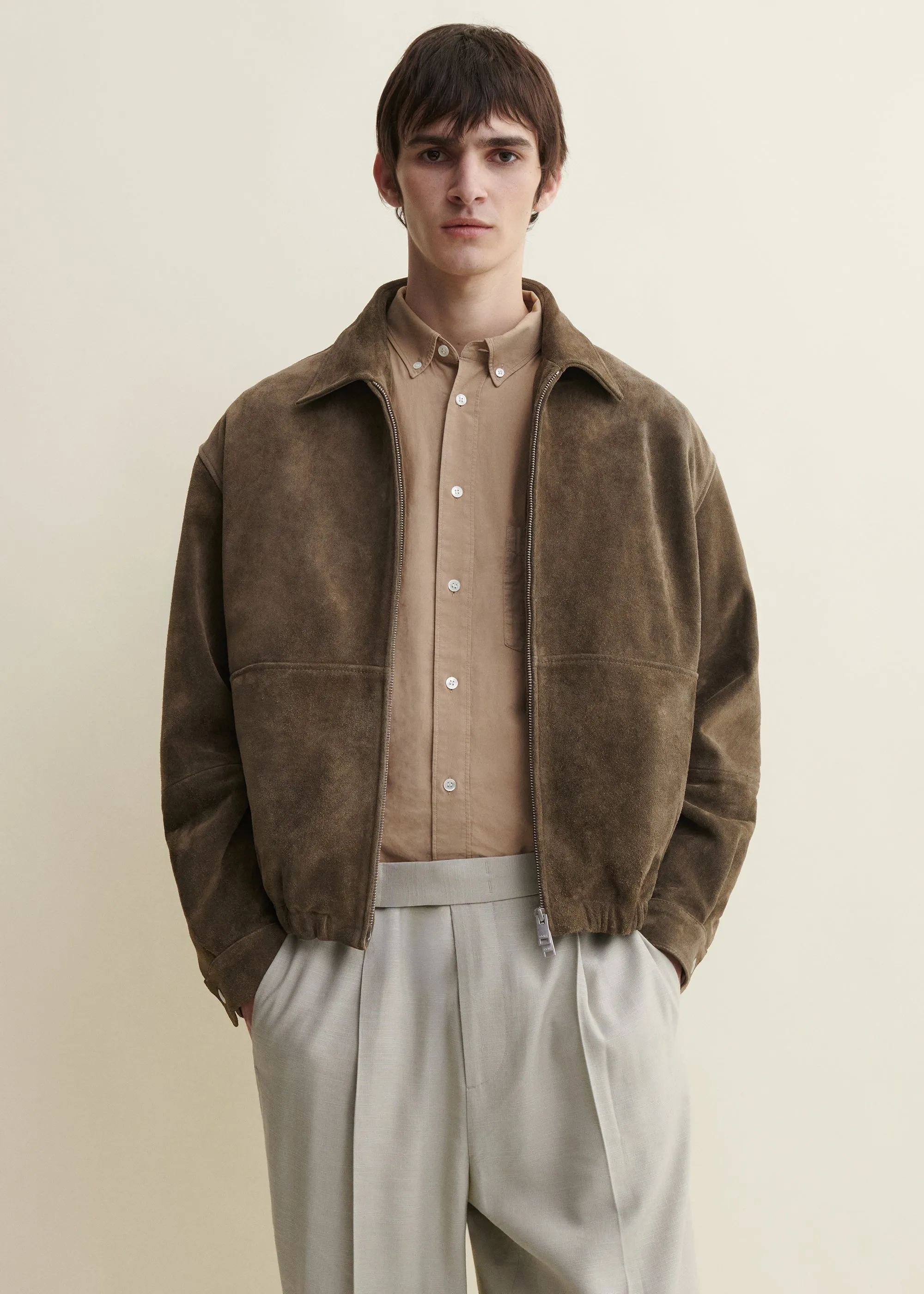 MADDOX | Gritty Suede Jacket | Olive sold by ARMA product image thumbnail 2