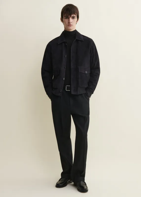 TOMME | Suede Jacket | Dark Navy made by ARMA