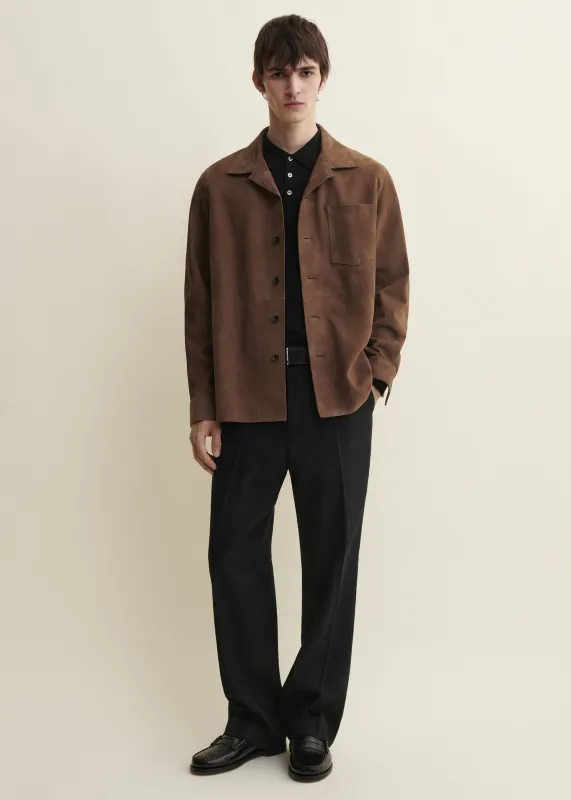 NICO | Suede Shirt | Saddle made by ARMA