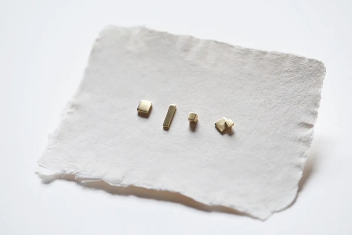 Set of 4 Earrings / EA-FTS-03 made by 864