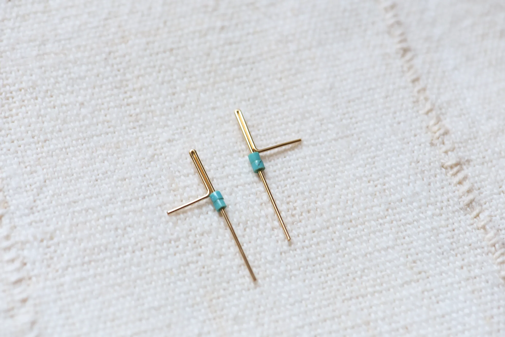 Turquoise Earrings / EA-TQ-03 sold by 864