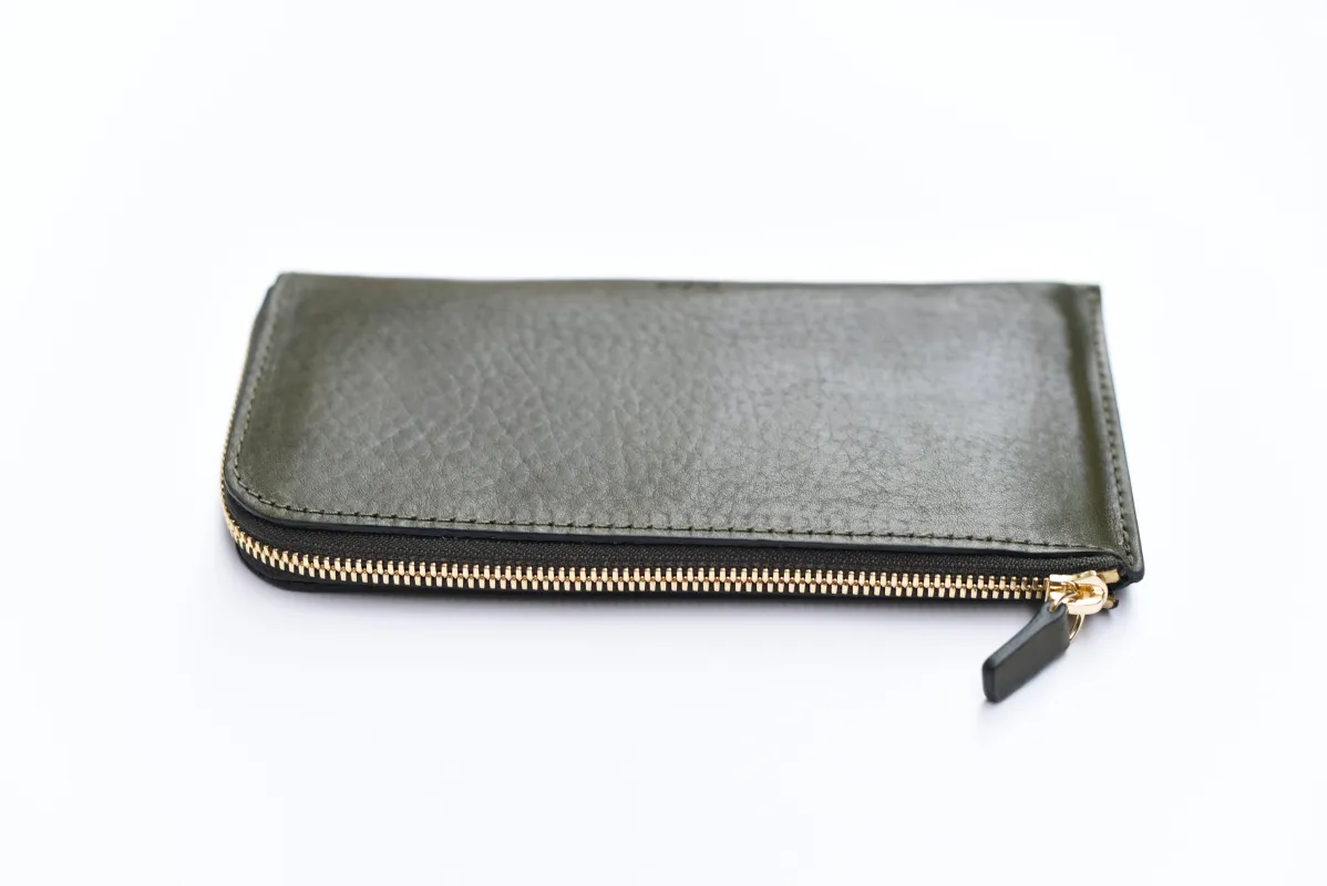 Long Zip Wallet / Military Green (WA-ZL-05) made by 864