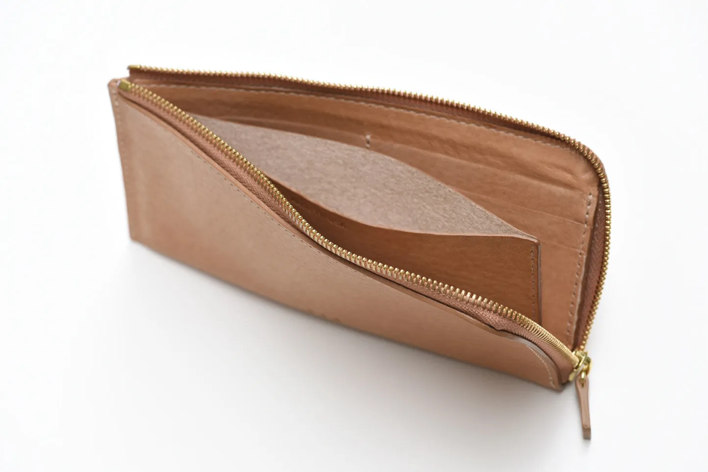 Long Zip Wallet / Tan (WA-ZL-02) sold by 864 product image thumbnail 5