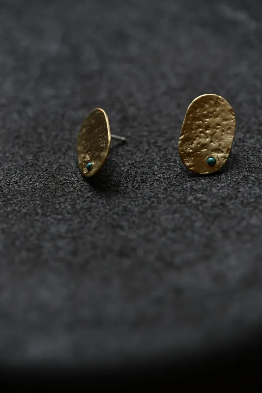 Turquoise Earrings / EA-TTQ-01 made by 864