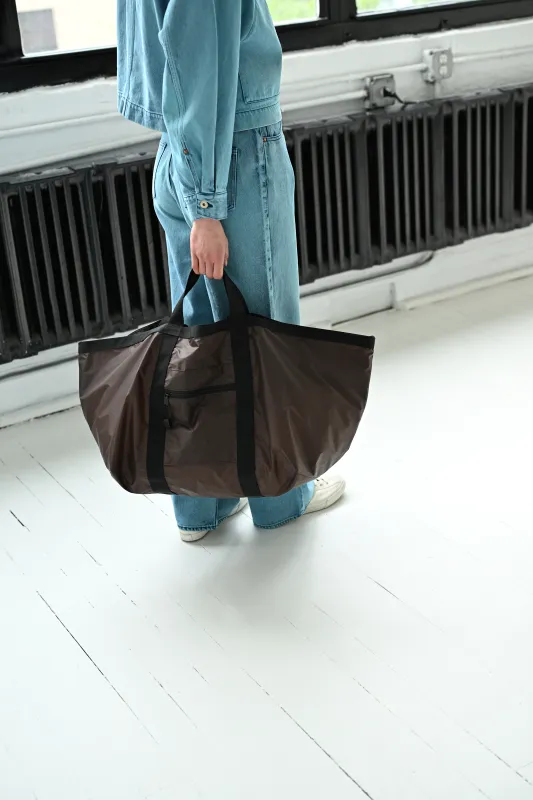 Medium Weekender Bag - Brown/Black (RN-WM-12) made by 864