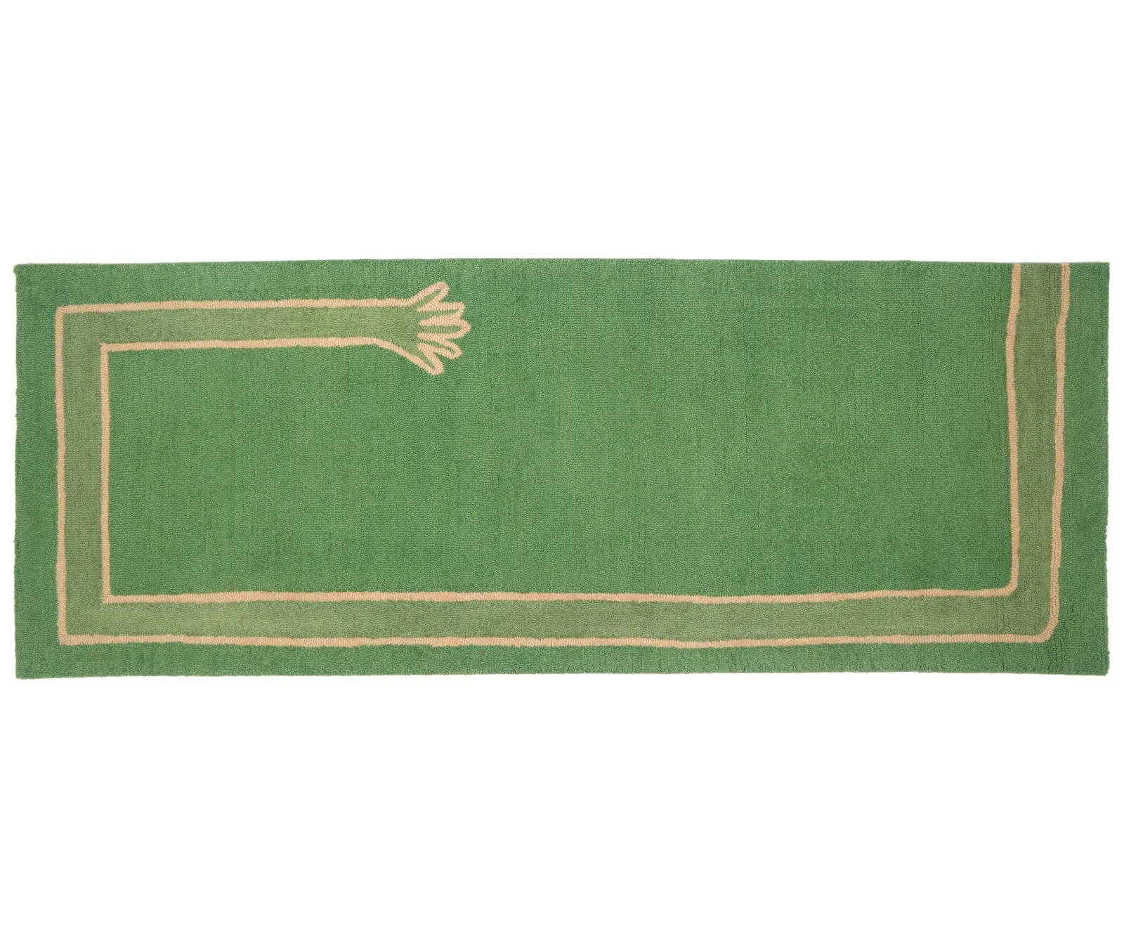 CUSTOM Wool/Nylon Embrace Runner - Green sold by Cold Picnic