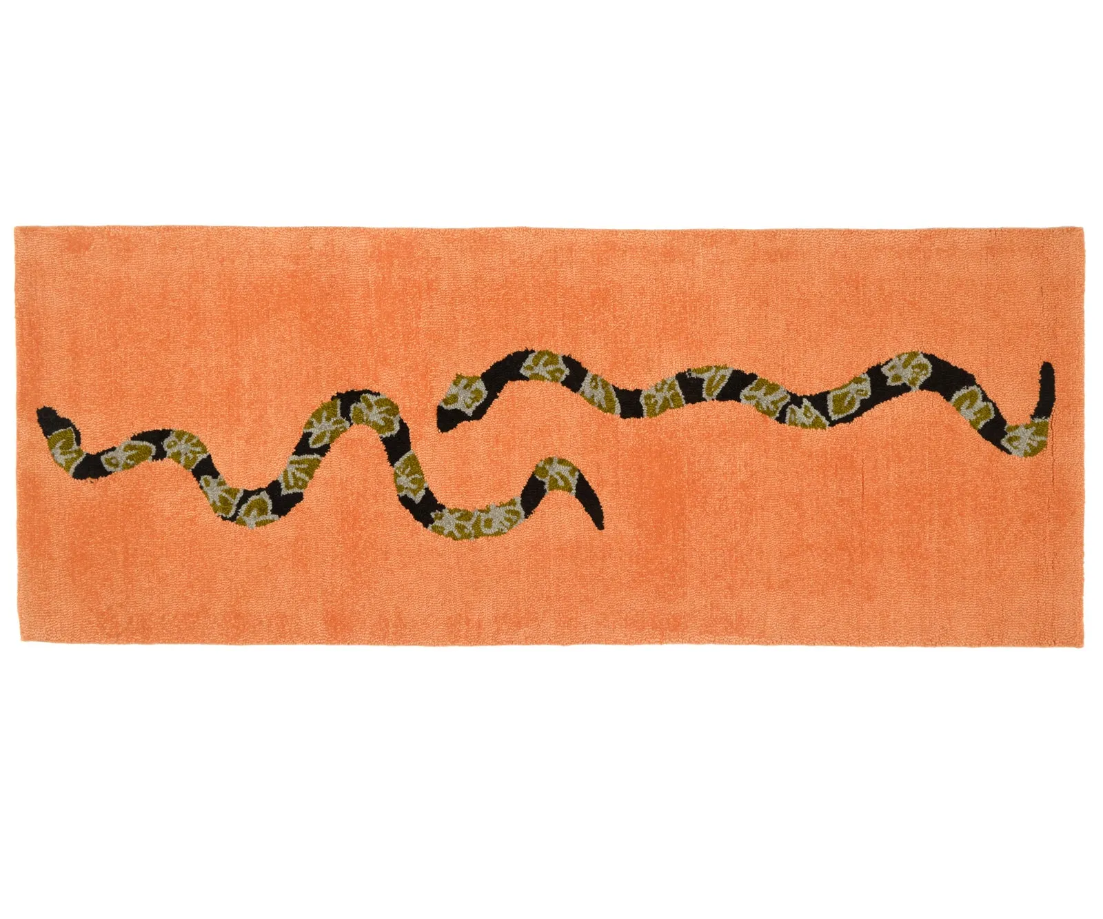 CUSTOM Wool/Nylon Year of the Snake Runner - Tomato sold by Cold Picnic