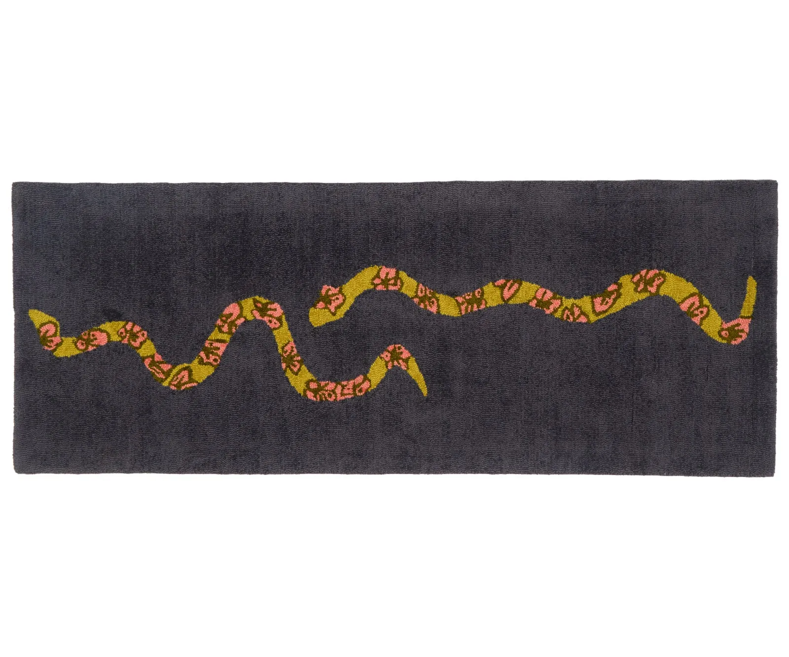 Year of the Snake Runner - Charcoal sold by Cold Picnic