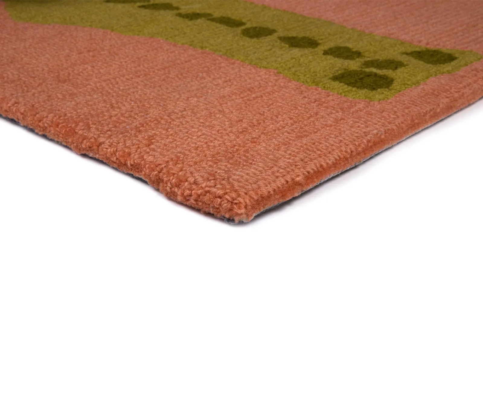 Wool Nylon Crocodile Runner - Tomato sold by Cold Picnic product image thumbnail 2