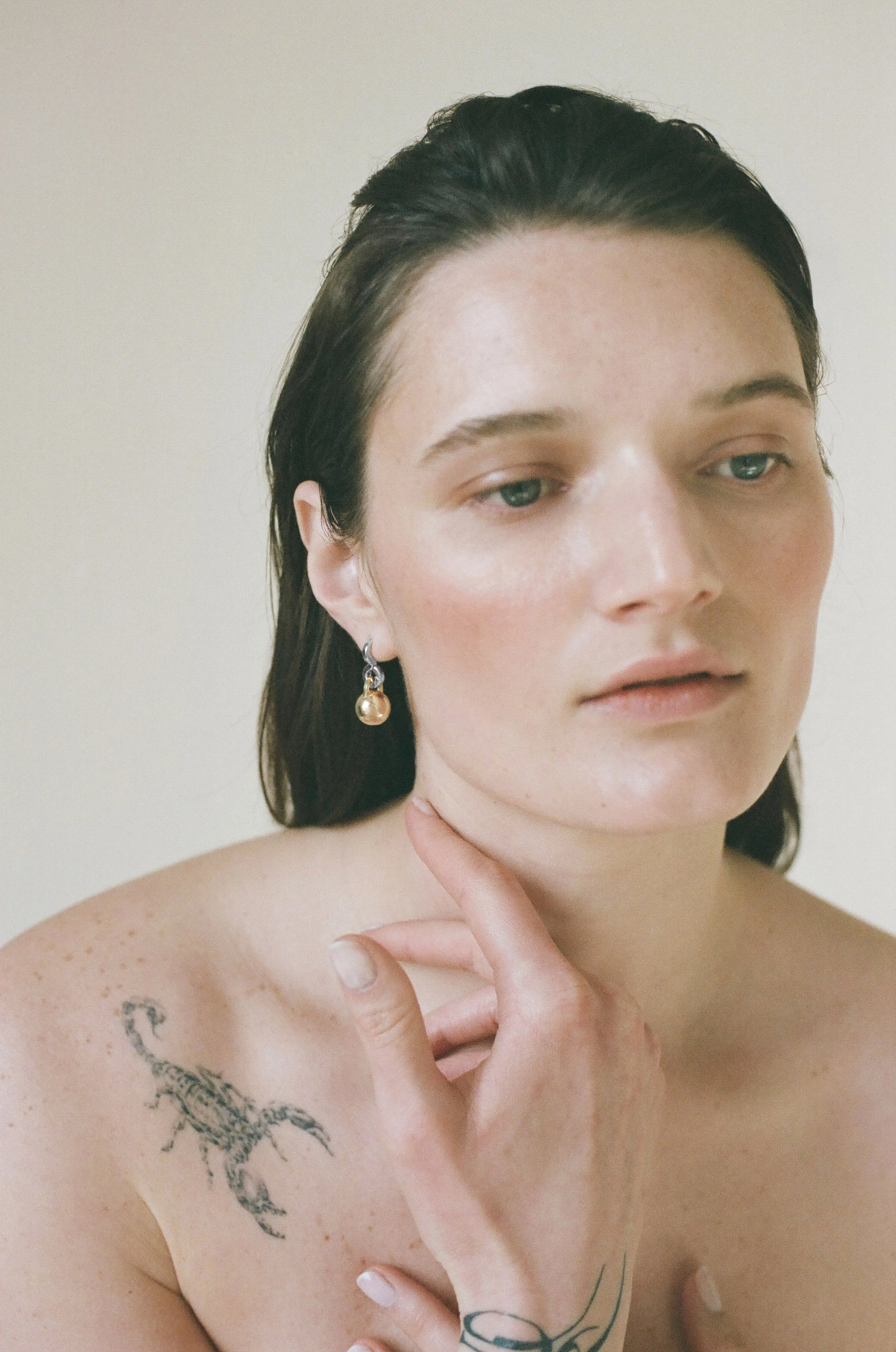 Two Tone Gioca Earrings sold by Laura Lombardi product image thumbnail 2