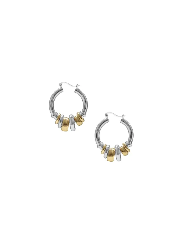 Two Tone Radda Earrings sold by Laura Lombardi