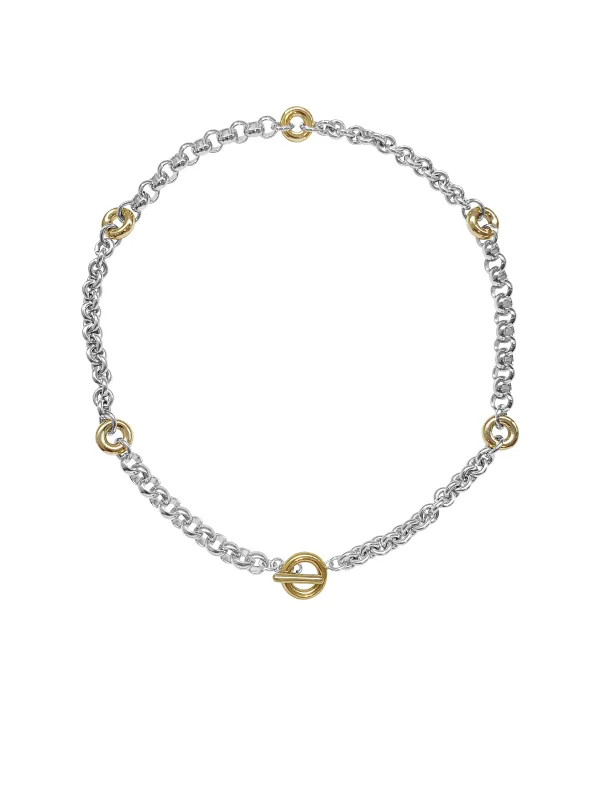 Two Tone Fillia Necklace sold by Laura Lombardi