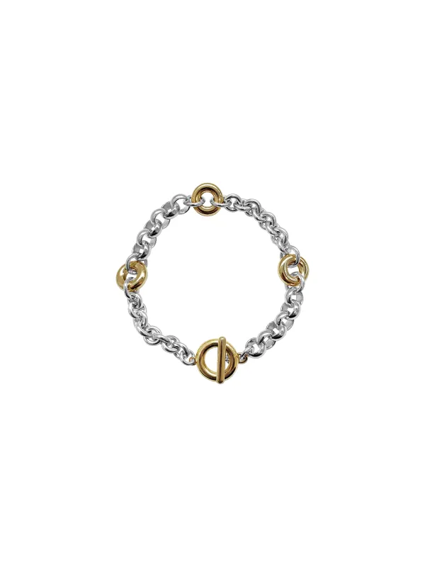 Two Tone Fillia Bracelet sold by Laura Lombardi