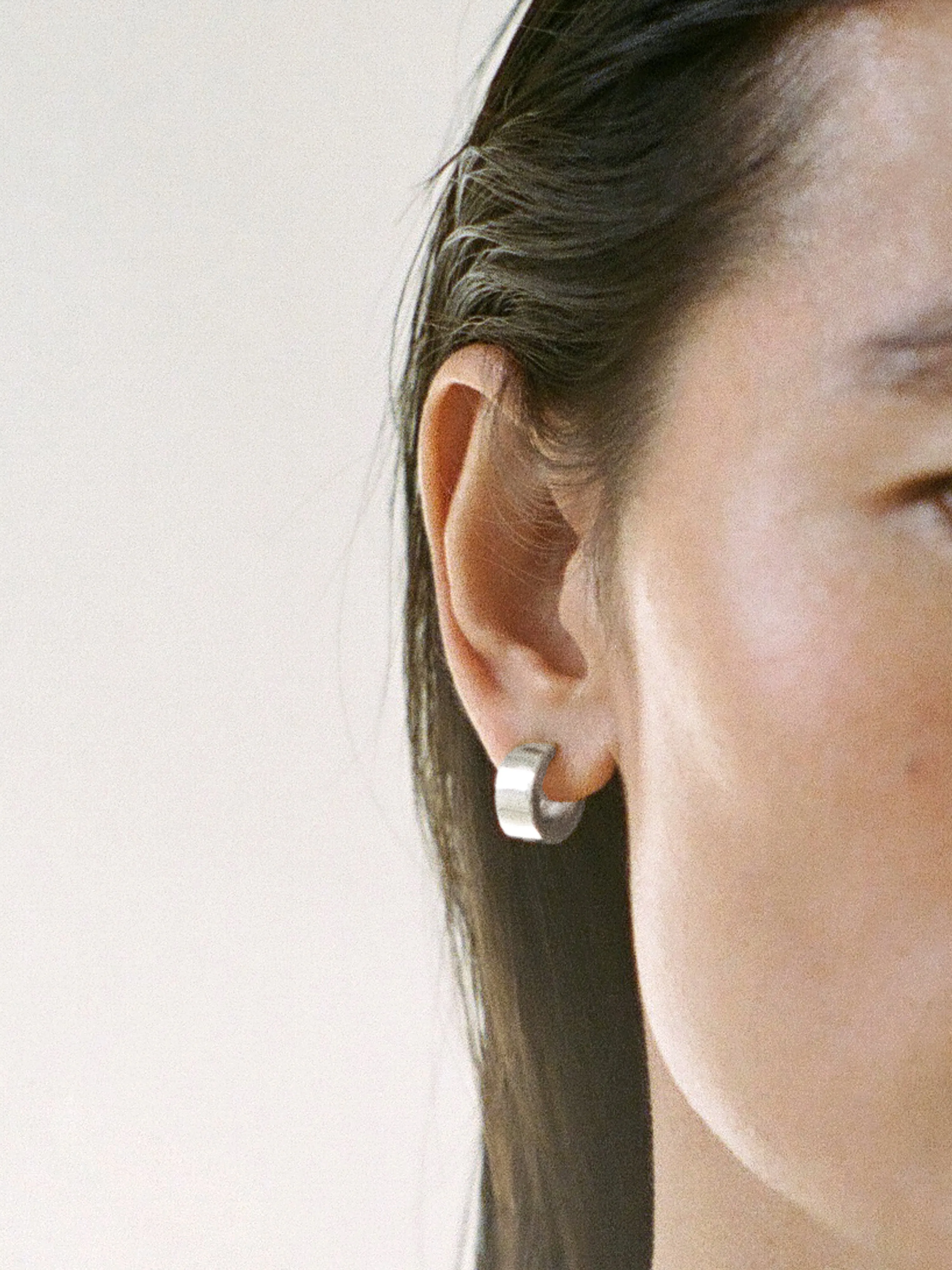 Silver Forza Hoops sold by Laura Lombardi product image thumbnail 2