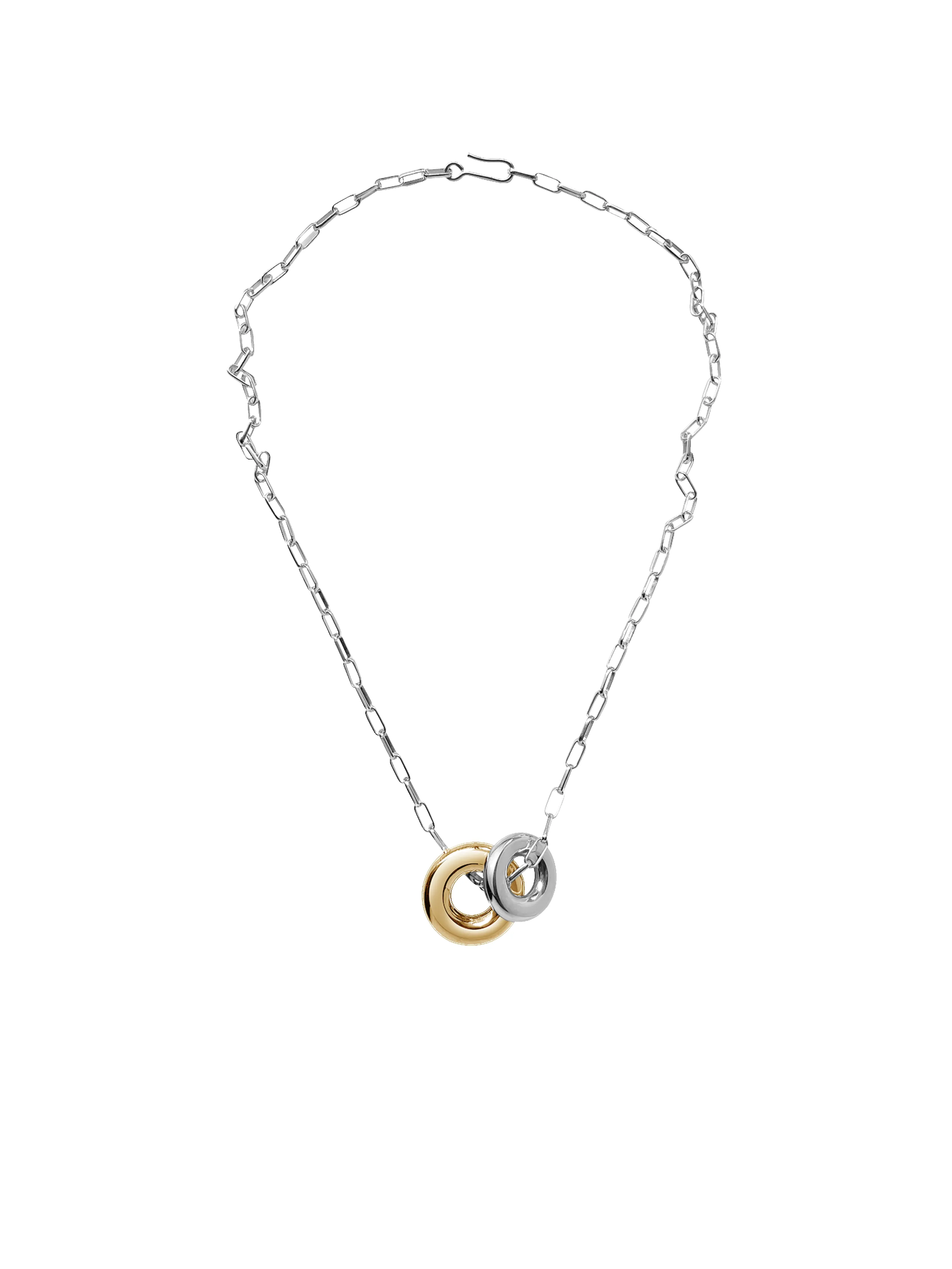 Two Tone Moneta Necklace sold by Laura Lombardi