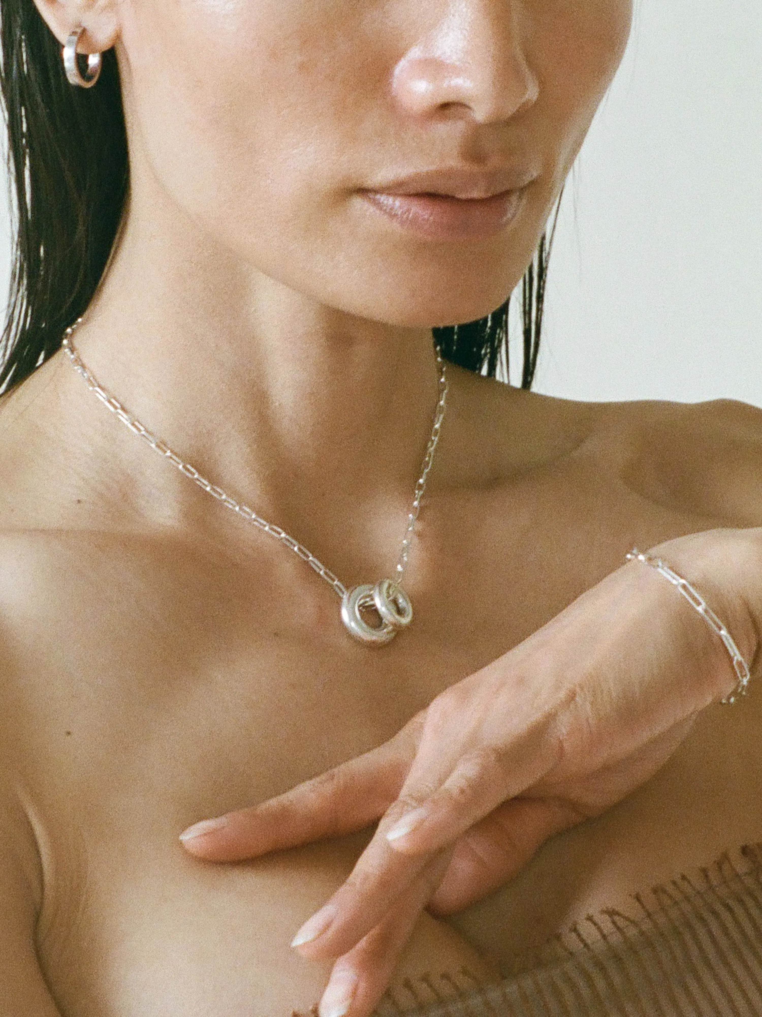 Silver Moneta Necklace sold by Laura Lombardi product image thumbnail 2