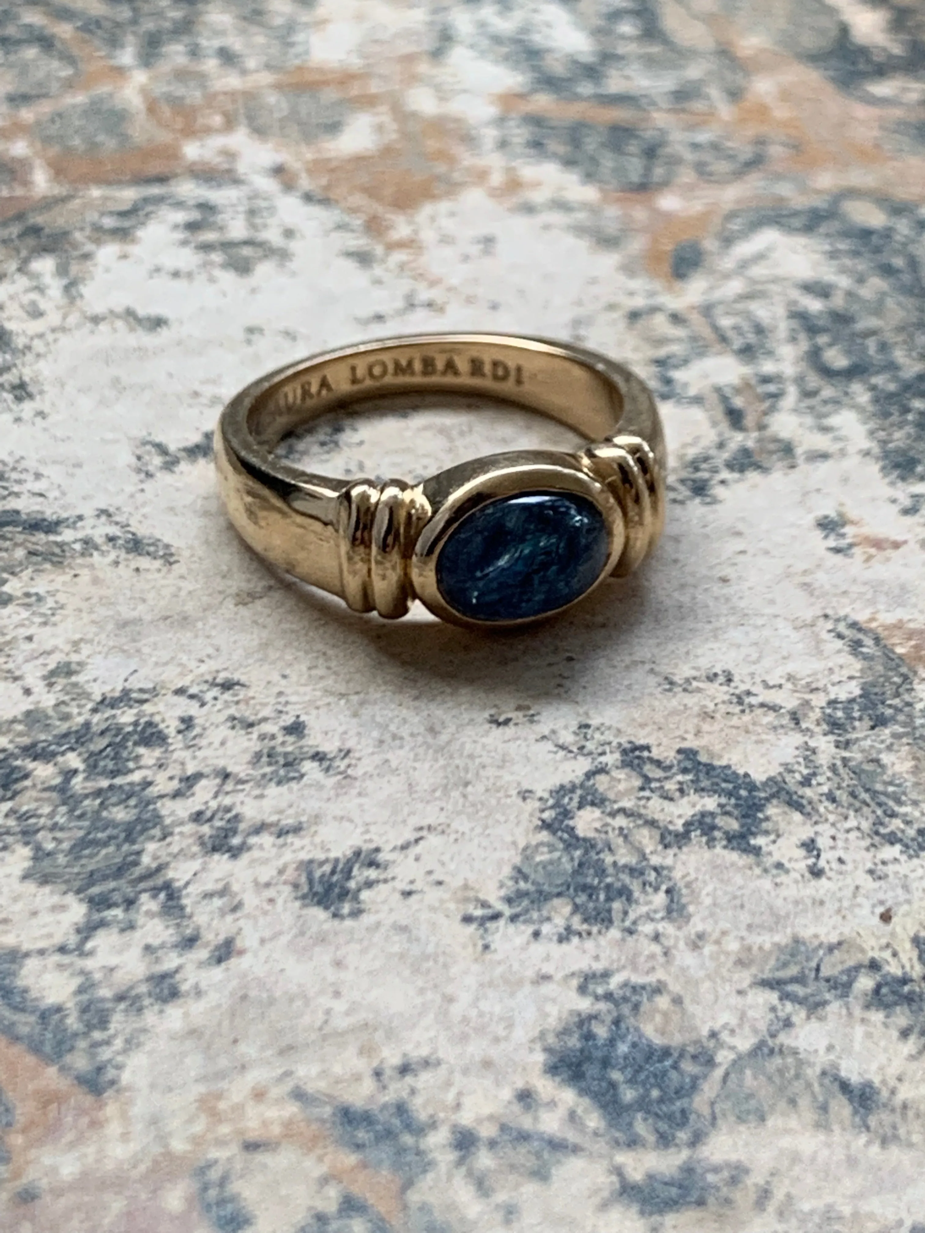 Alessandra Ring, Blue Sapphire * sold by Laura Lombardi product image thumbnail 4
