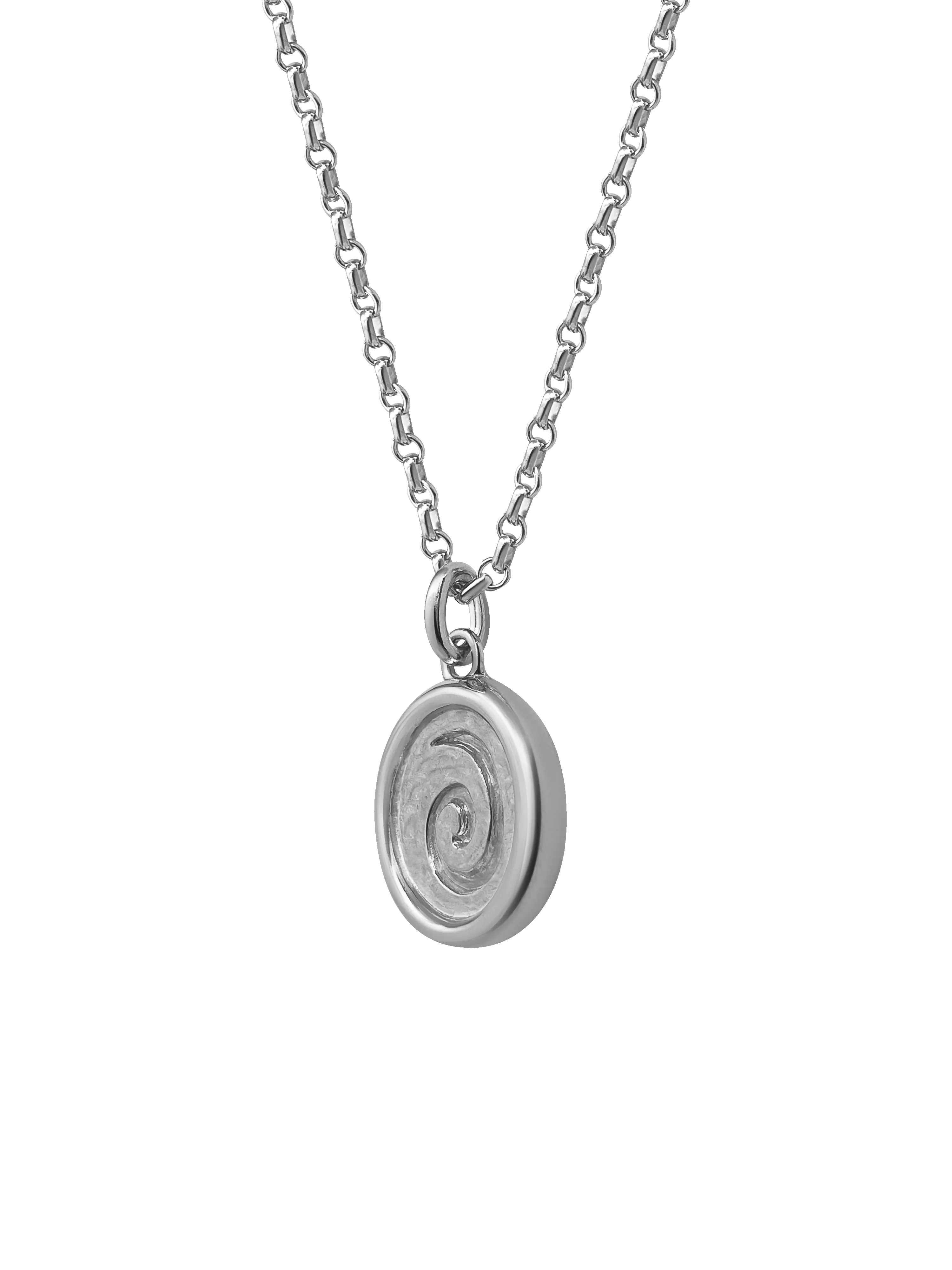 AMS x LL Silver Spiral Pendant sold by Laura Lombardi product image thumbnail 5