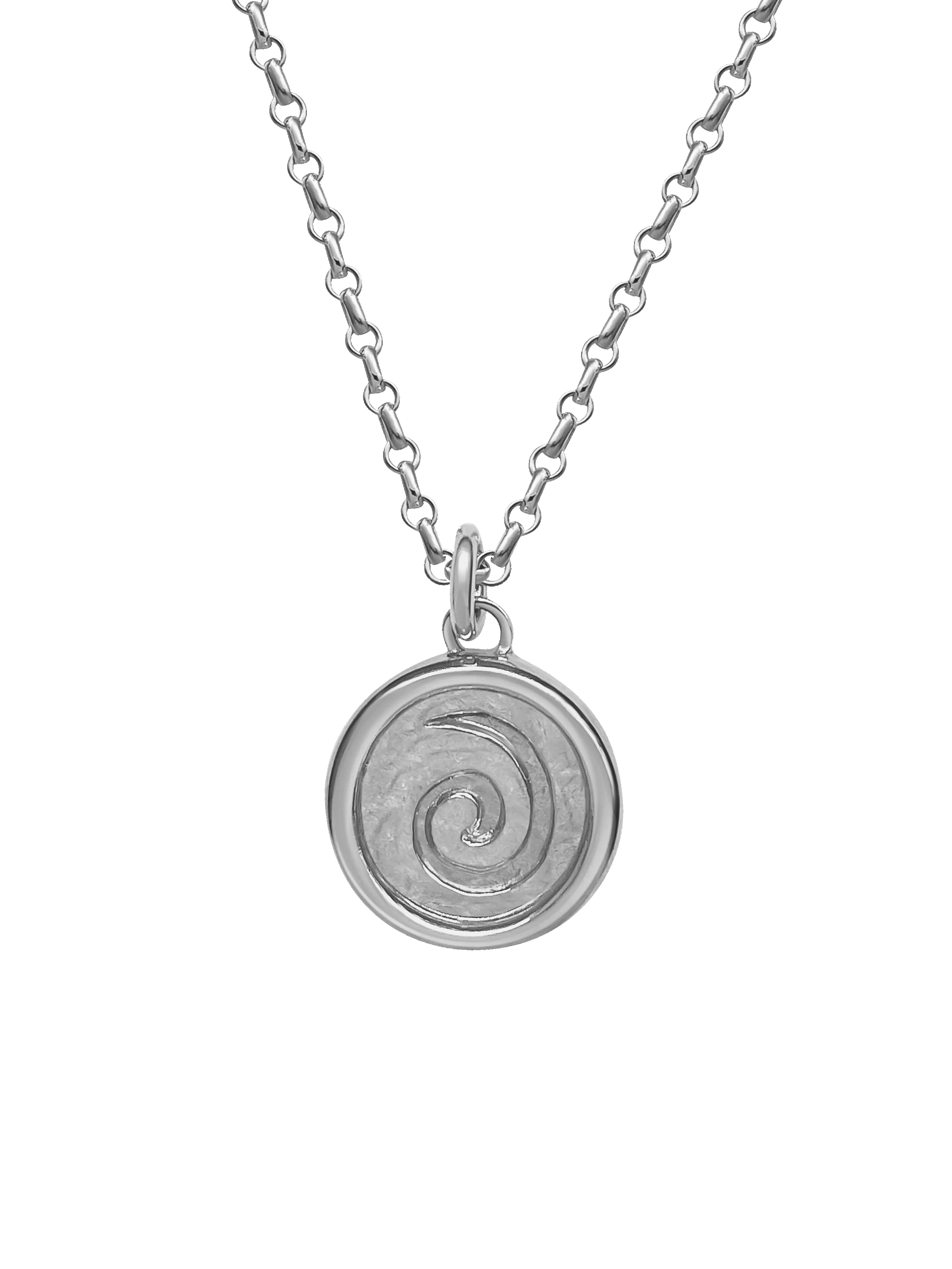 AMS x LL Silver Spiral Pendant sold by Laura Lombardi product image thumbnail 3