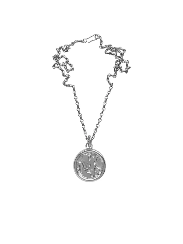 AMS x LL Silver Guide Pendant sold by Laura Lombardi