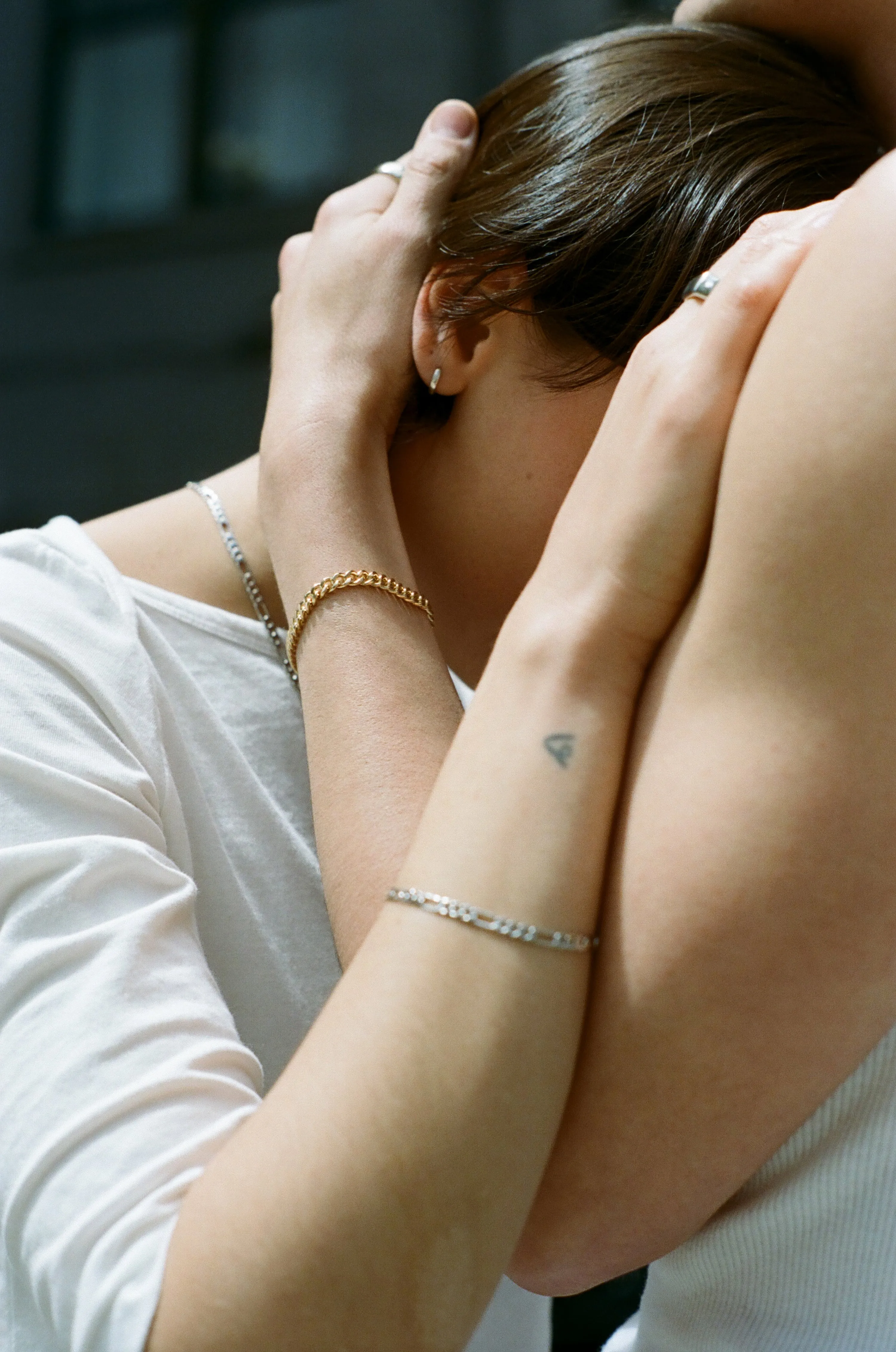 Silver Clutch Hoops sold by Laura Lombardi product image thumbnail 5