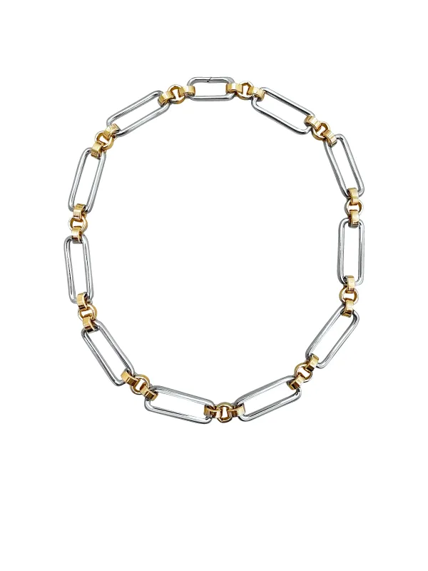 Two Tone Stanza Necklace sold by Laura Lombardi