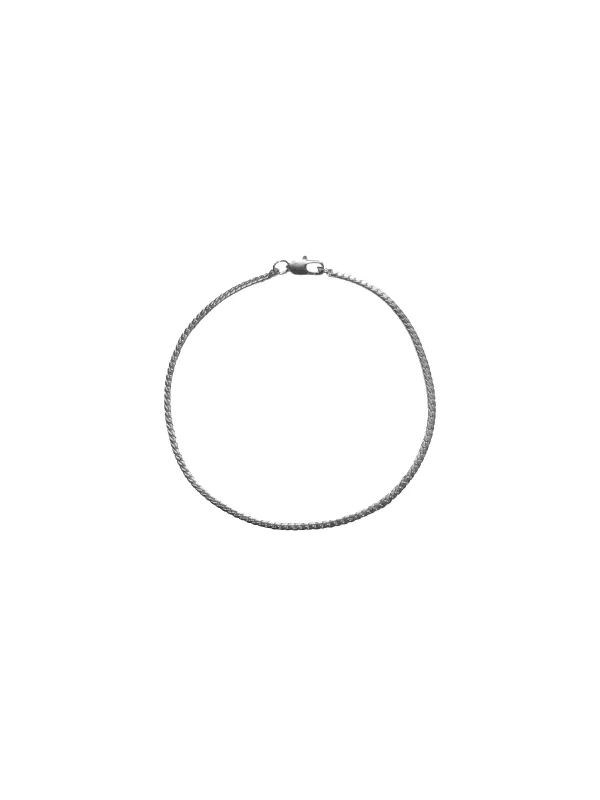 Silver Mini Omega Bracelet made by Laura Lombardi