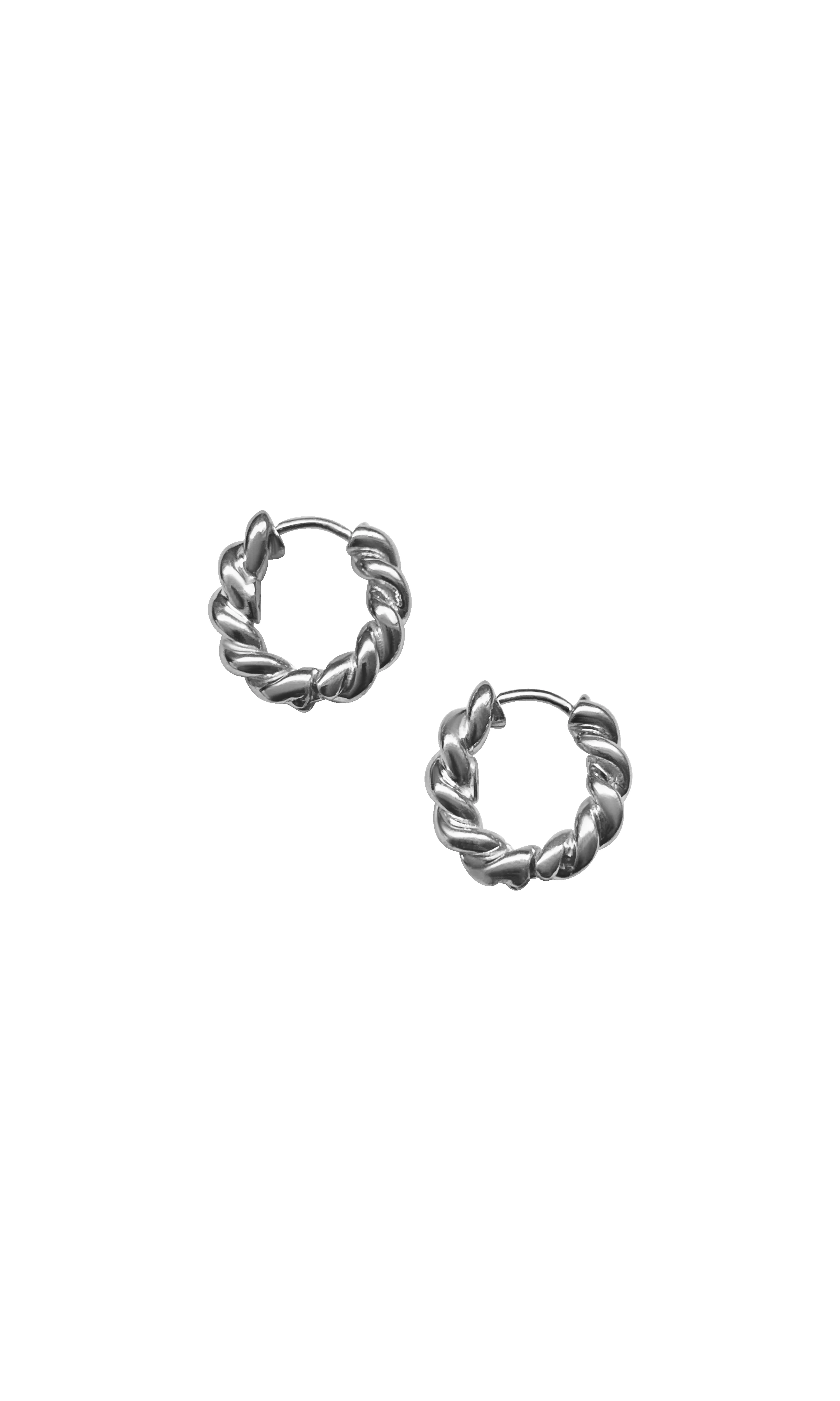 Twist Earrings White Gold sold by Laura Lombardi