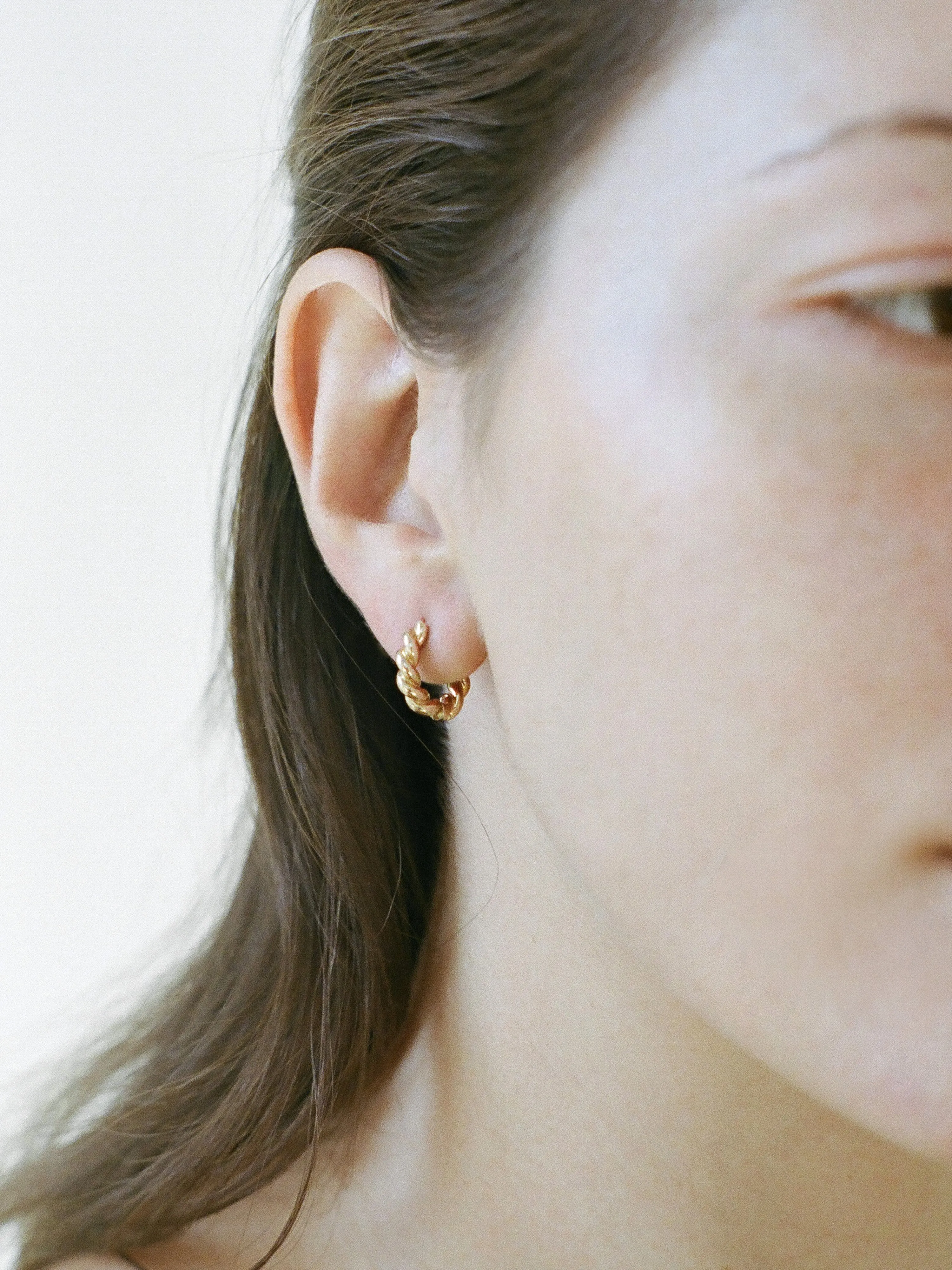 Twist Earrings White Gold sold by Laura Lombardi product image thumbnail 2