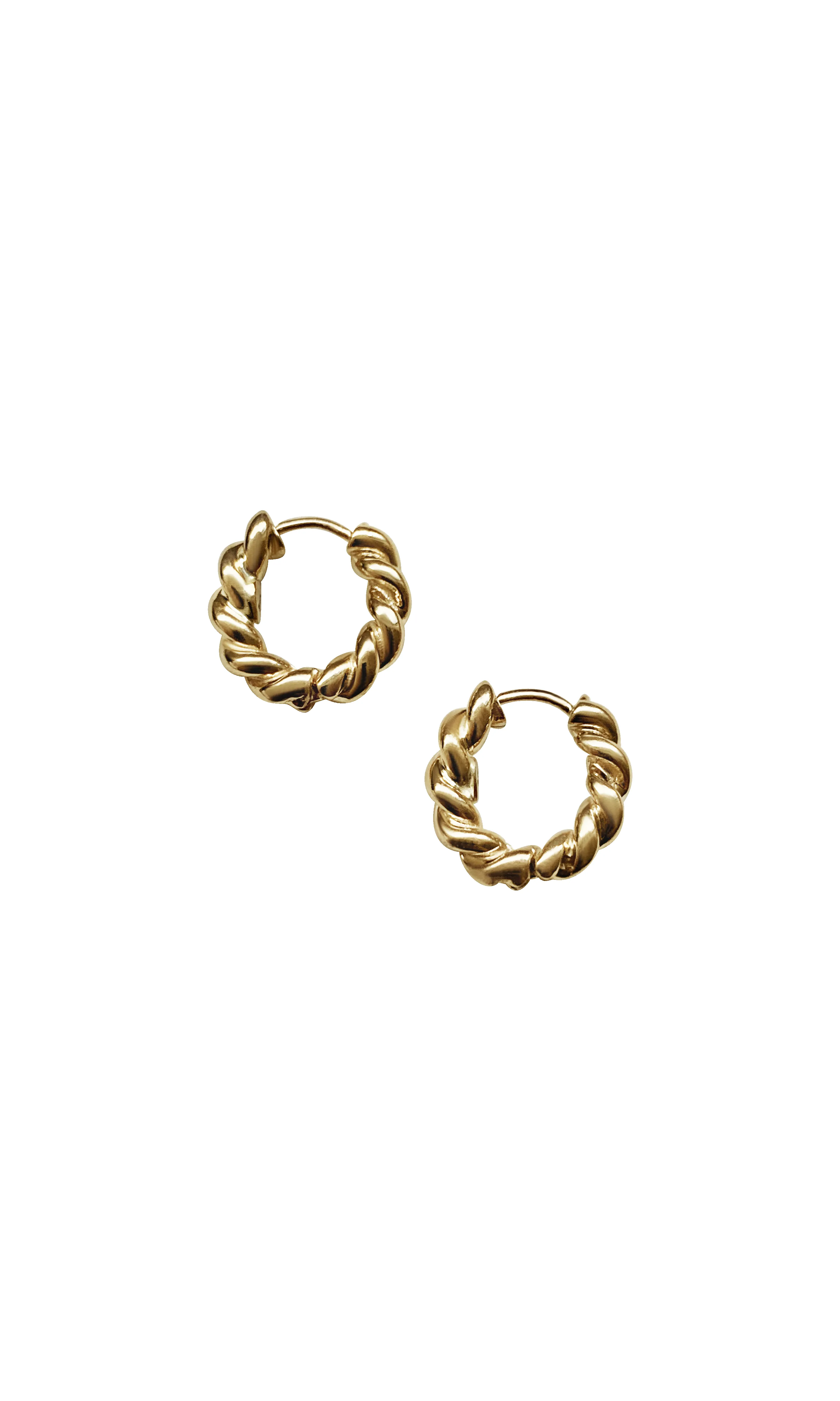 Twist Earrings Yellow Gold * sold by Laura Lombardi