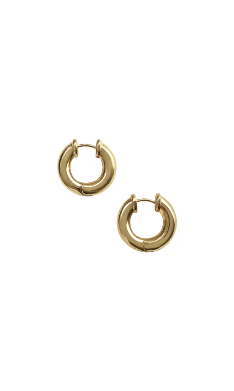 Mini Classica Hoops Yellow Gold * sold by Laura Lombardi