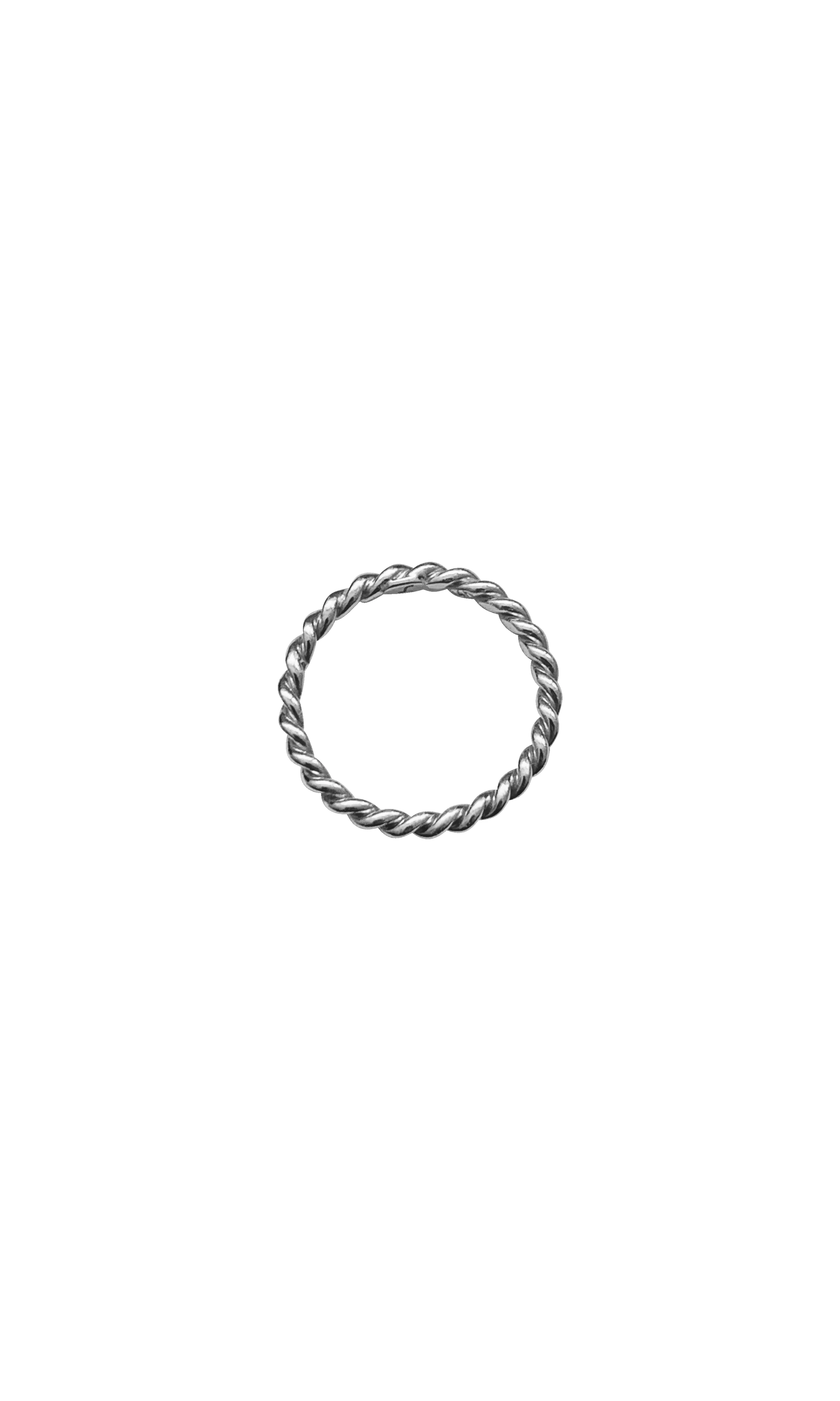 Twist Ring White Gold sold by Laura Lombardi product image thumbnail 4