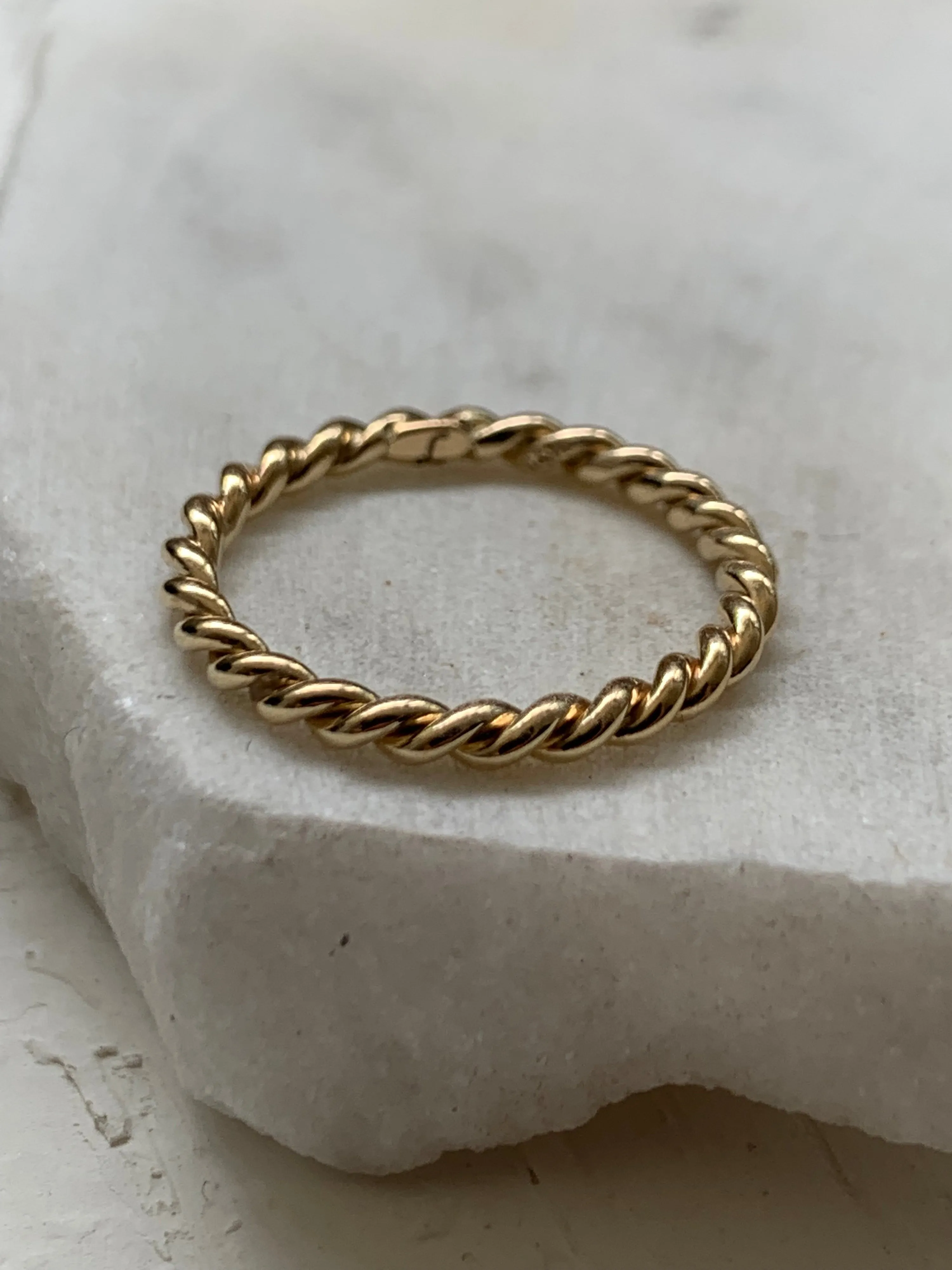 Twist Ring White Gold sold by Laura Lombardi product image thumbnail 5