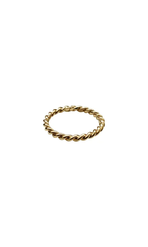 Twist Ring Yellow Gold * sold by Laura Lombardi