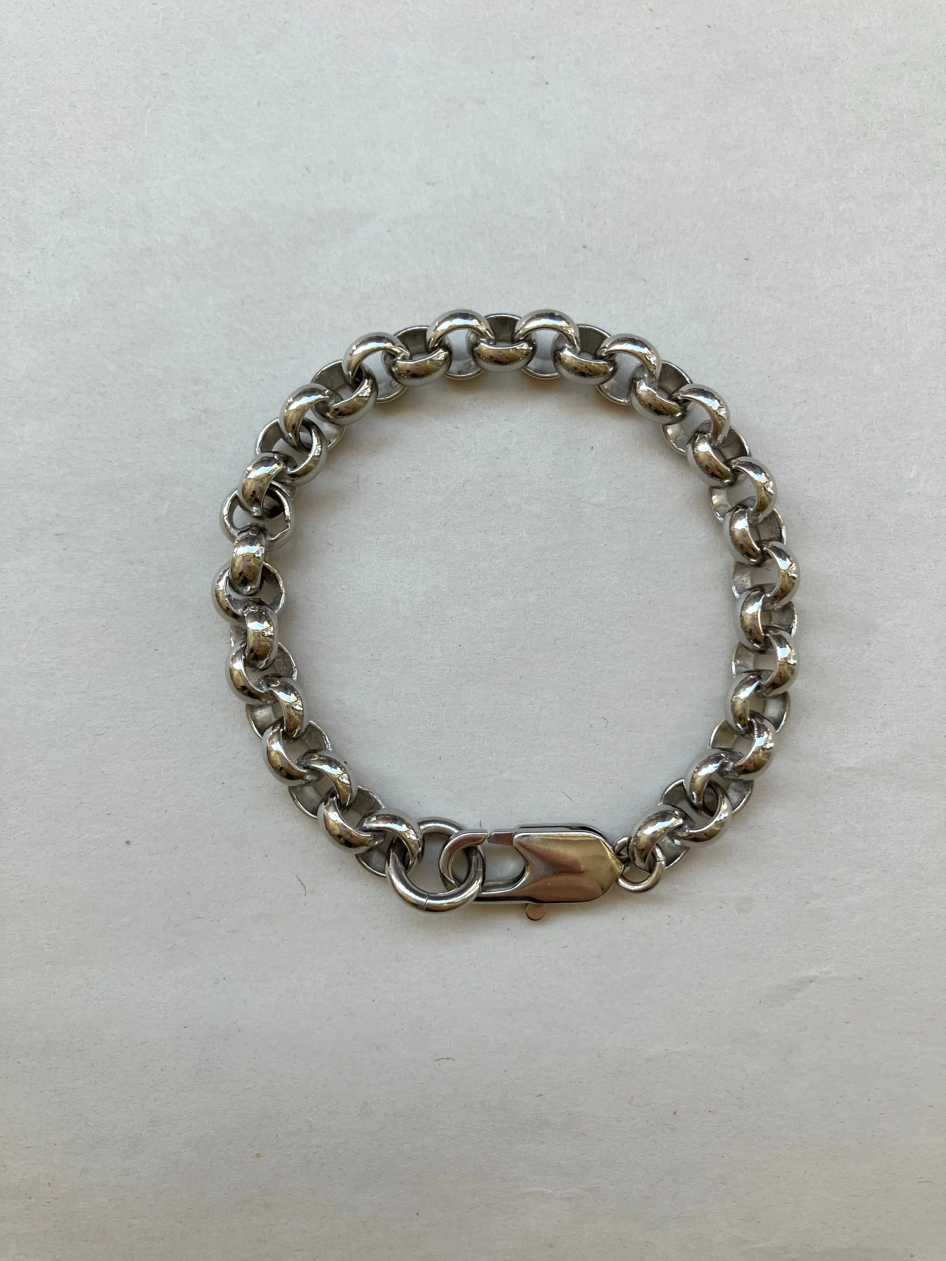Silver Rolo Bracelet Sample Sale sold by Laura Lombardi