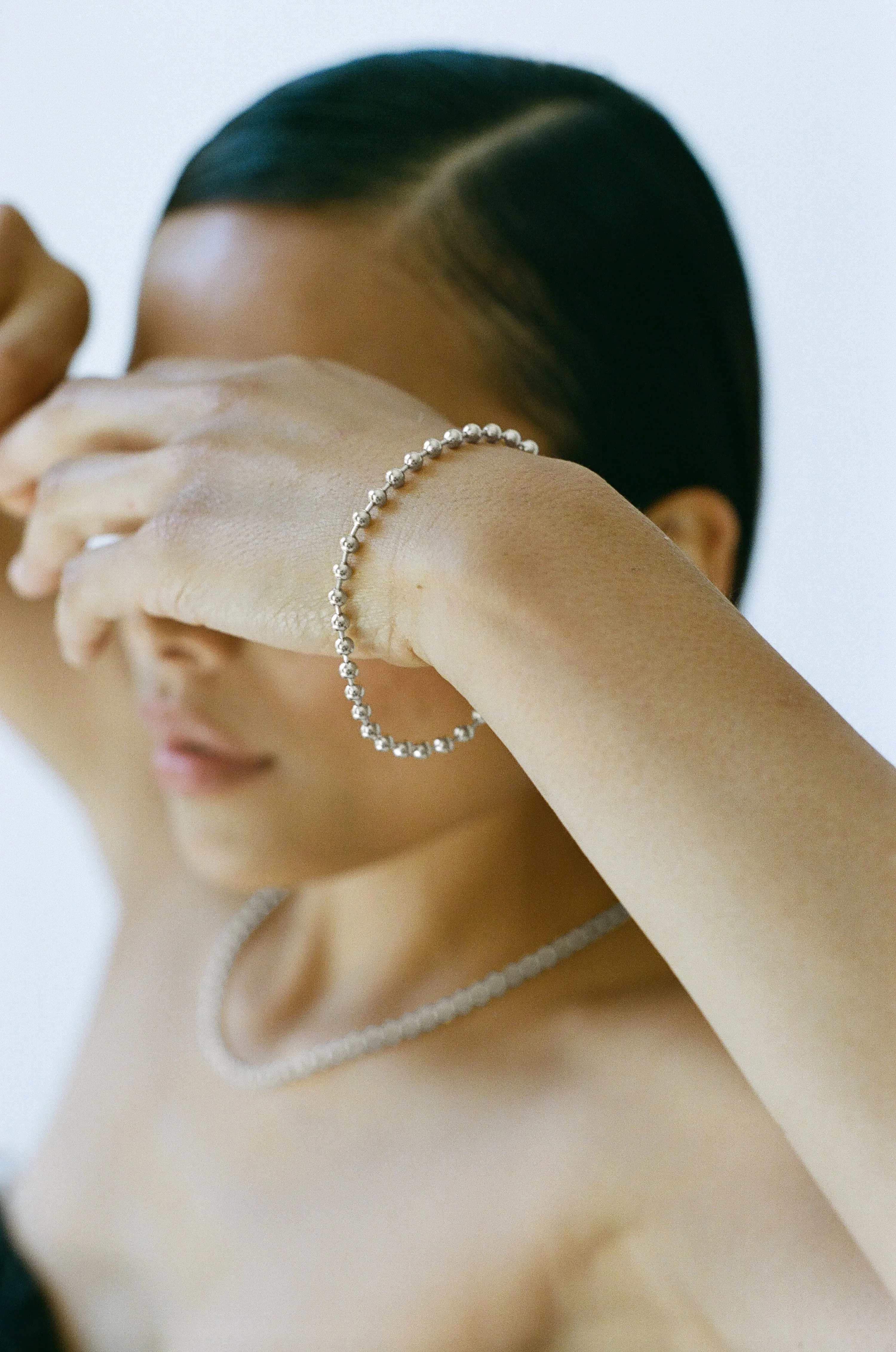 Silver Ball Chain Bracelet Sample Sale sold by Laura Lombardi product image thumbnail 2