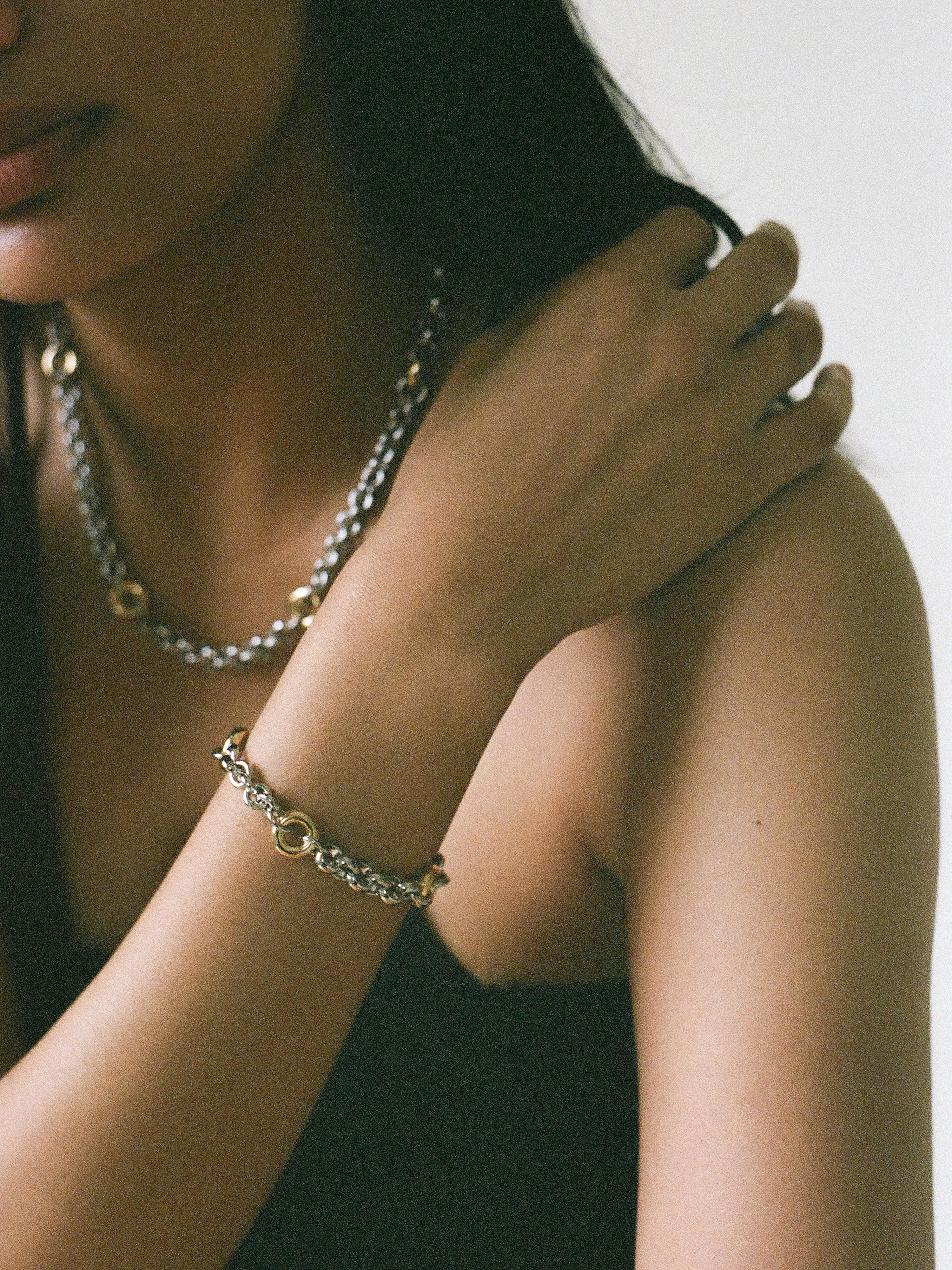 Two Tone Fillia Bracelet Sample Sale sold by Laura Lombardi product image thumbnail 2