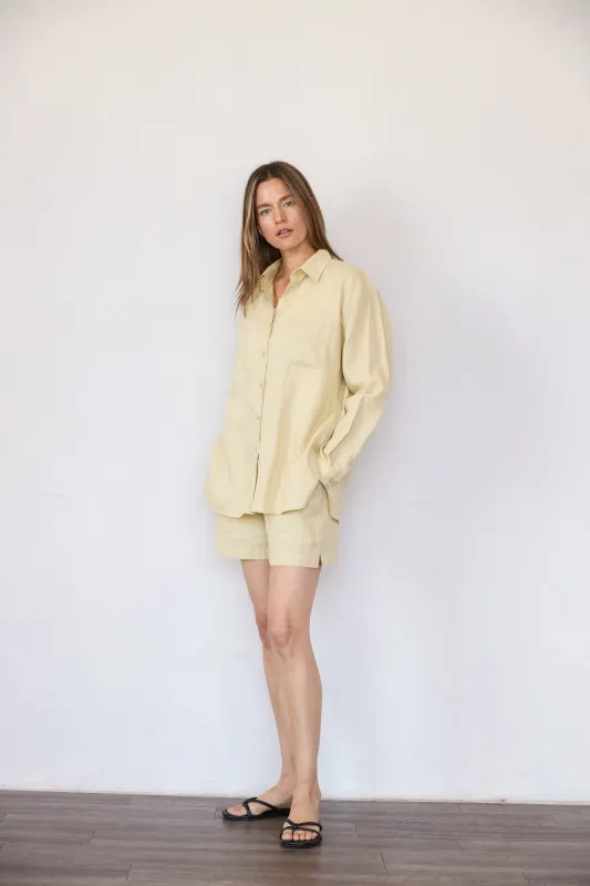 Oversized Linen Shirt made by It is well L.A.