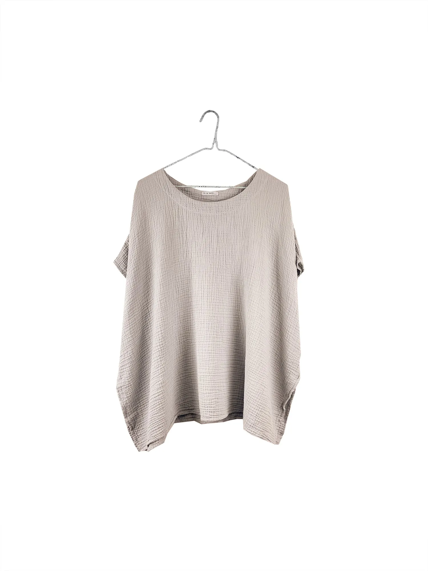 Organic Gauze Poncho sold by It is well L.A. product image thumbnail 2