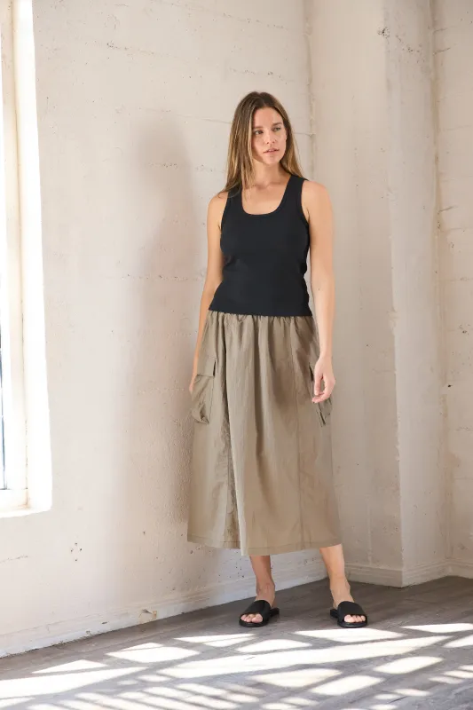 Side Pocket Skirt with Liner sold by It is well L.A.