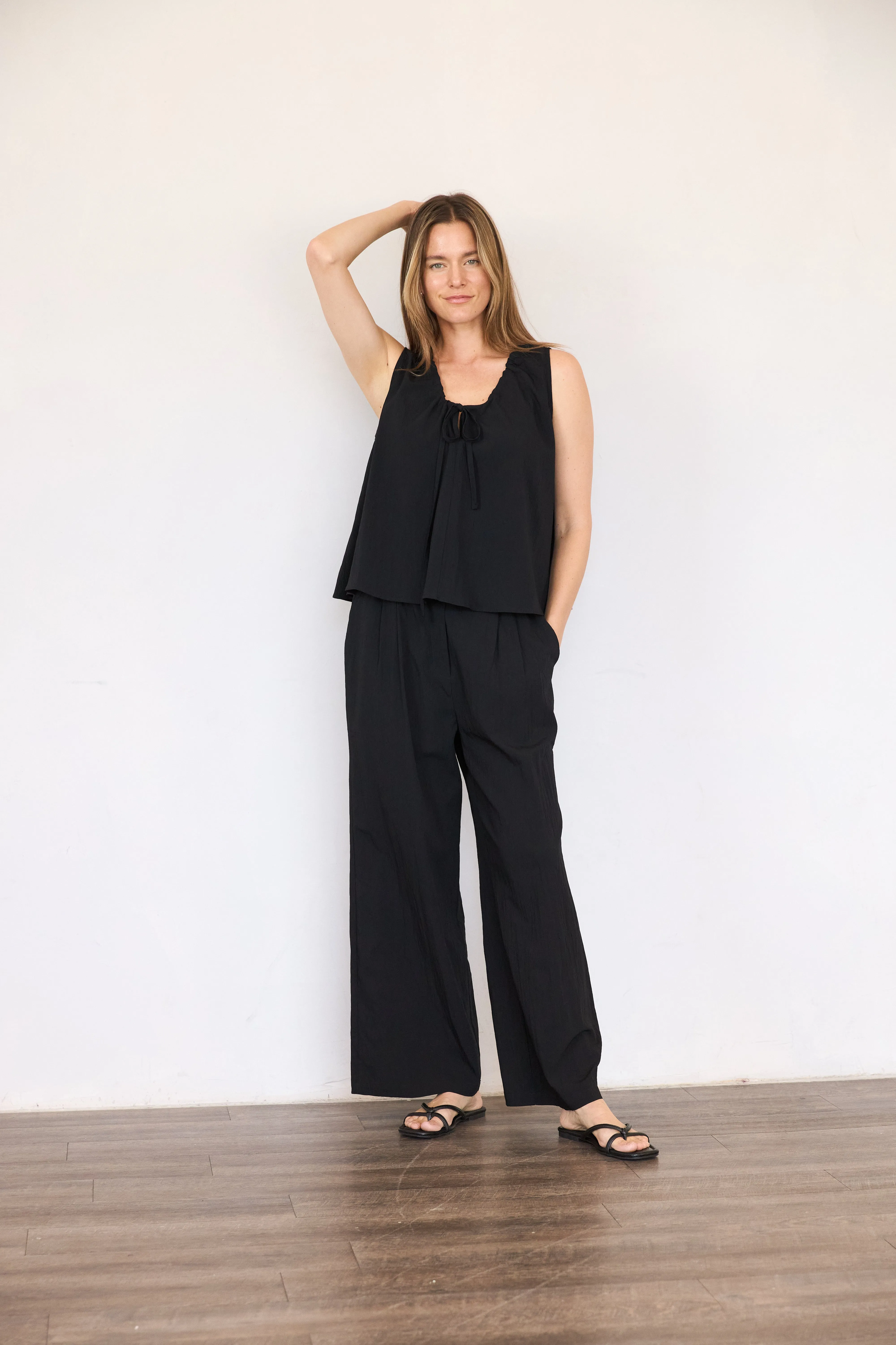 Pleated Full Pant sold by It is well L.A.