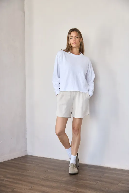 Long Sleeve Boxy Tee sold by It is well L.A.