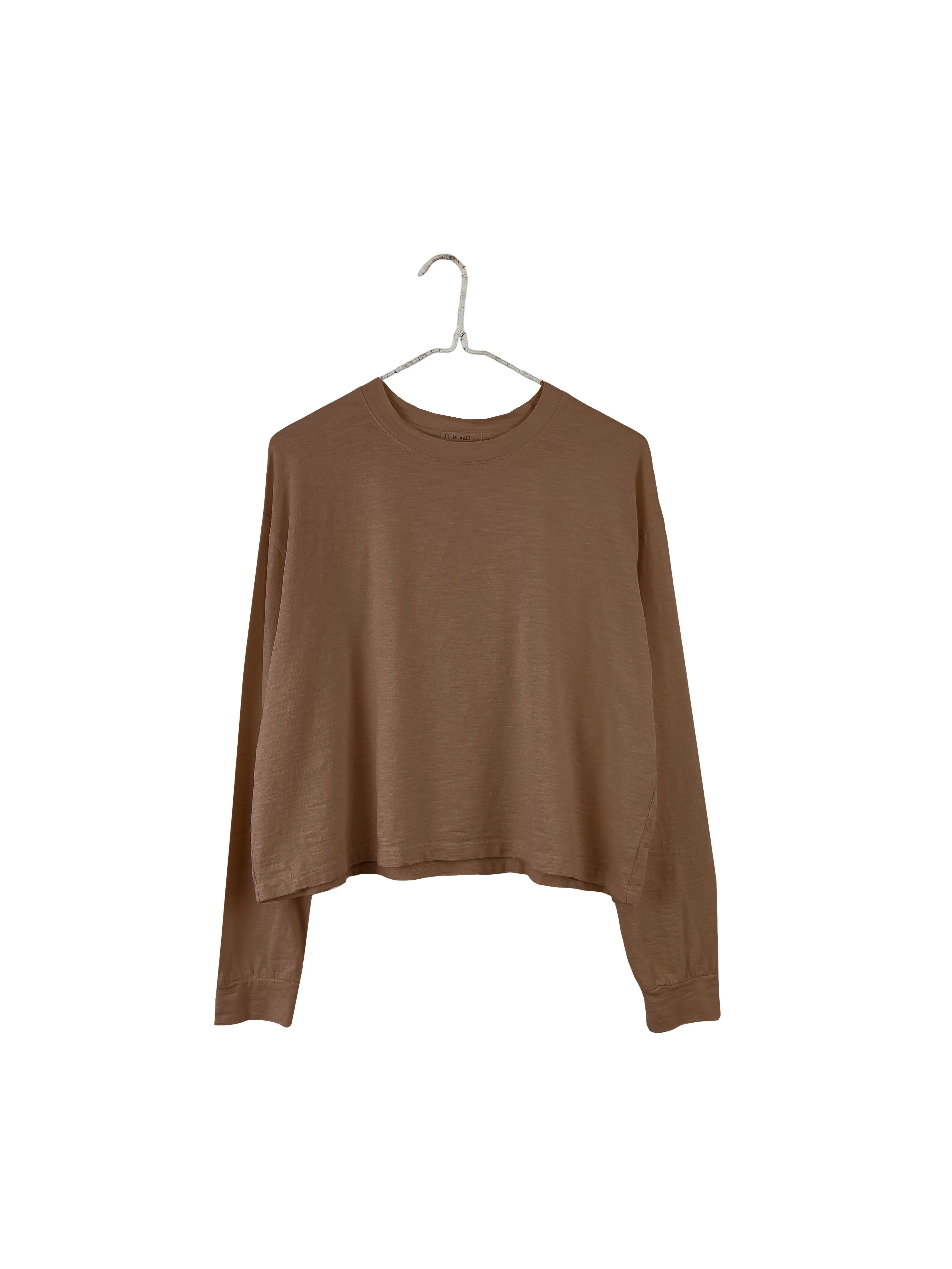 Long Sleeve Boxy Tee sold by It is well L.A. product image thumbnail 5