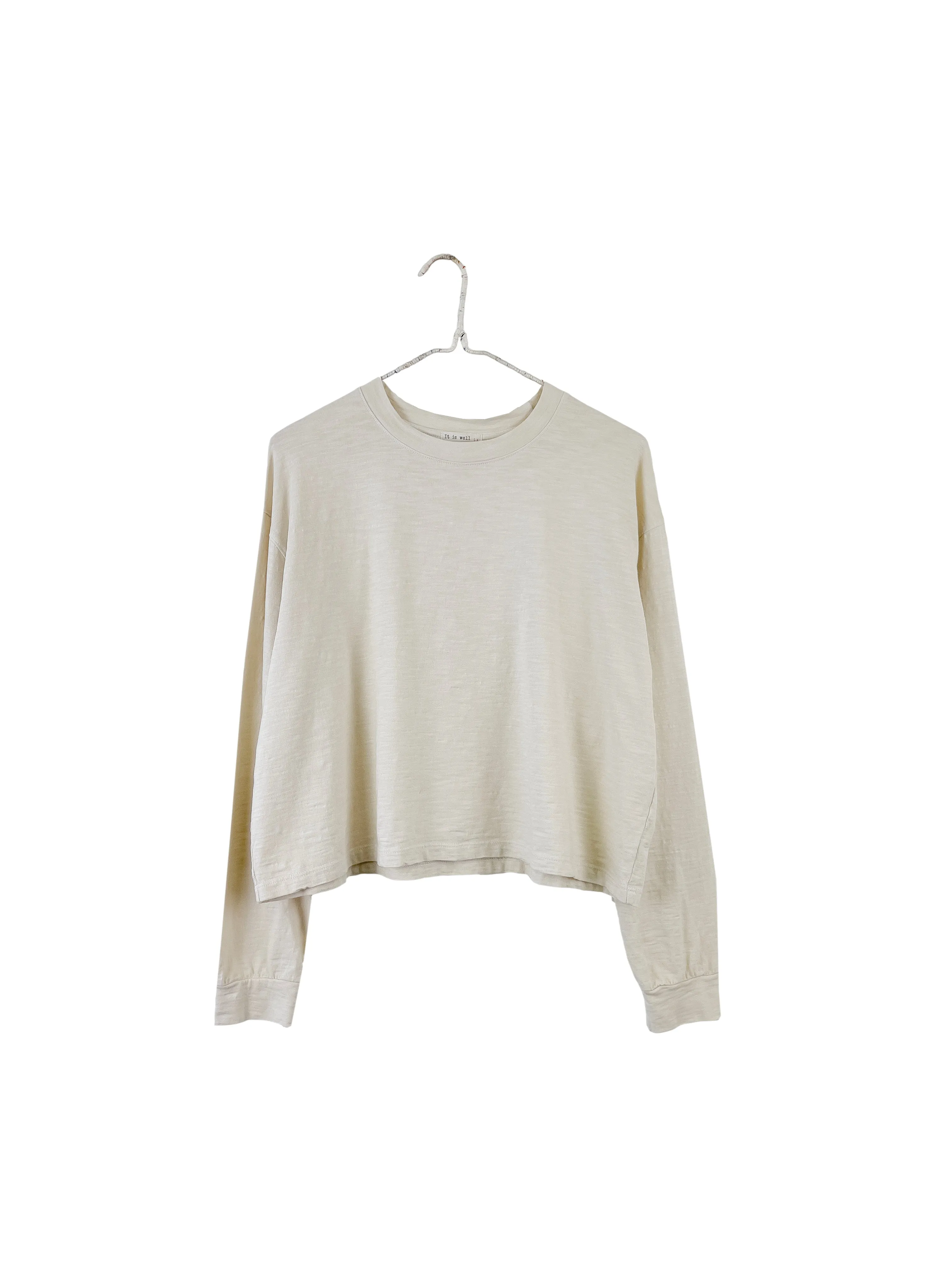 Long Sleeve Boxy Tee sold by It is well L.A. product image thumbnail 3