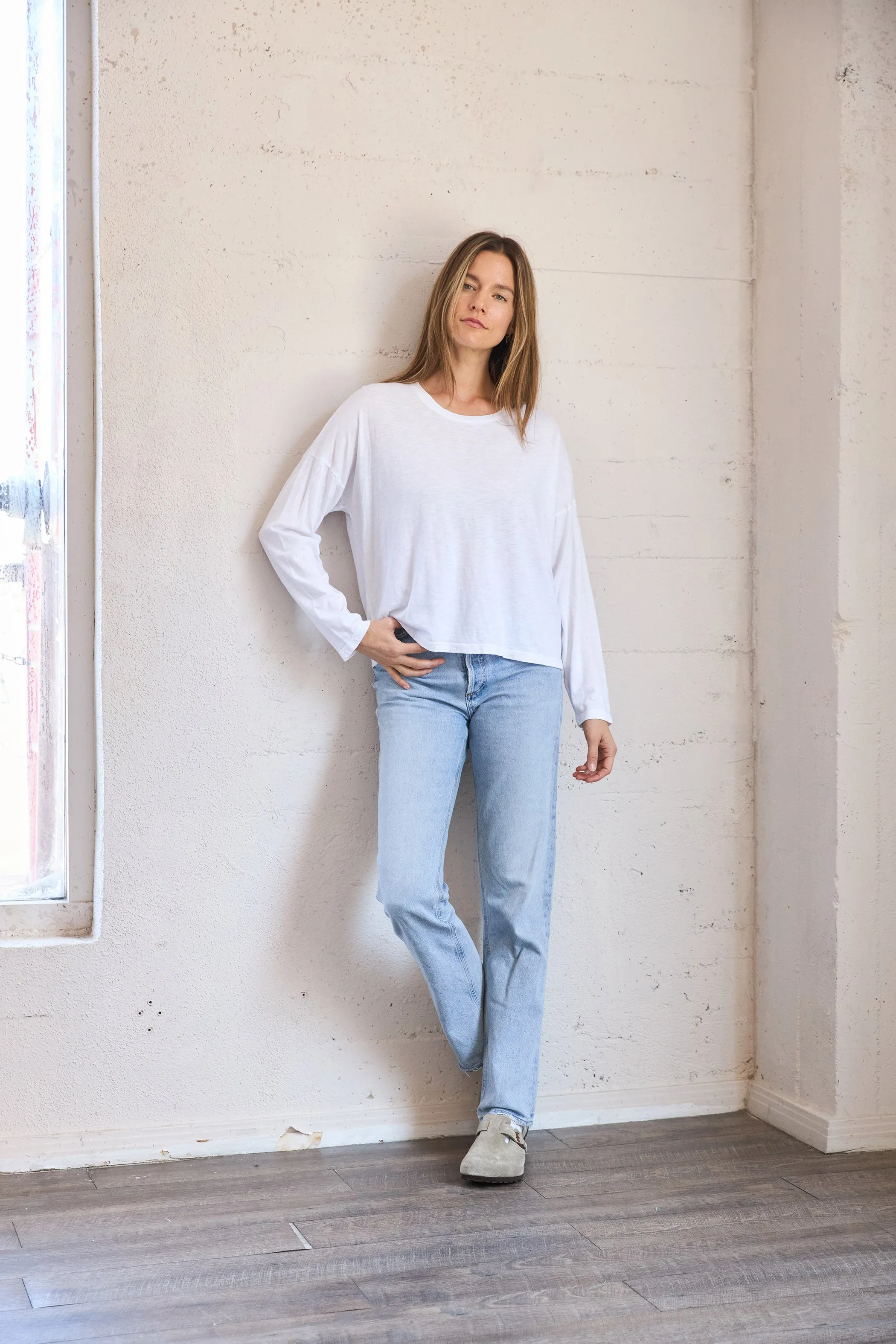 Long Sleeve Relaxed Tee sold by It is well L.A. product image thumbnail 2