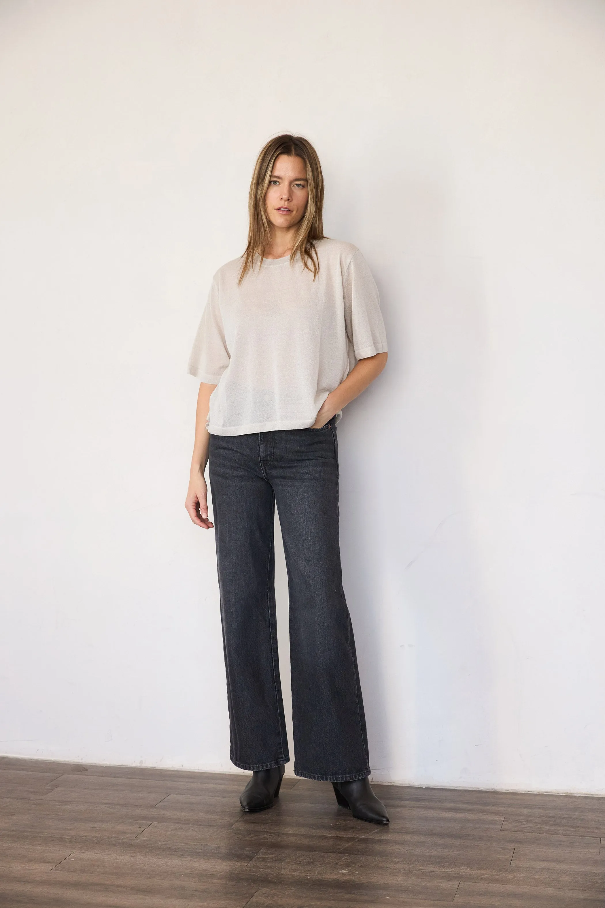 Lightweight Short Sleeve Sweater sold by It is well L.A. product image thumbnail 4