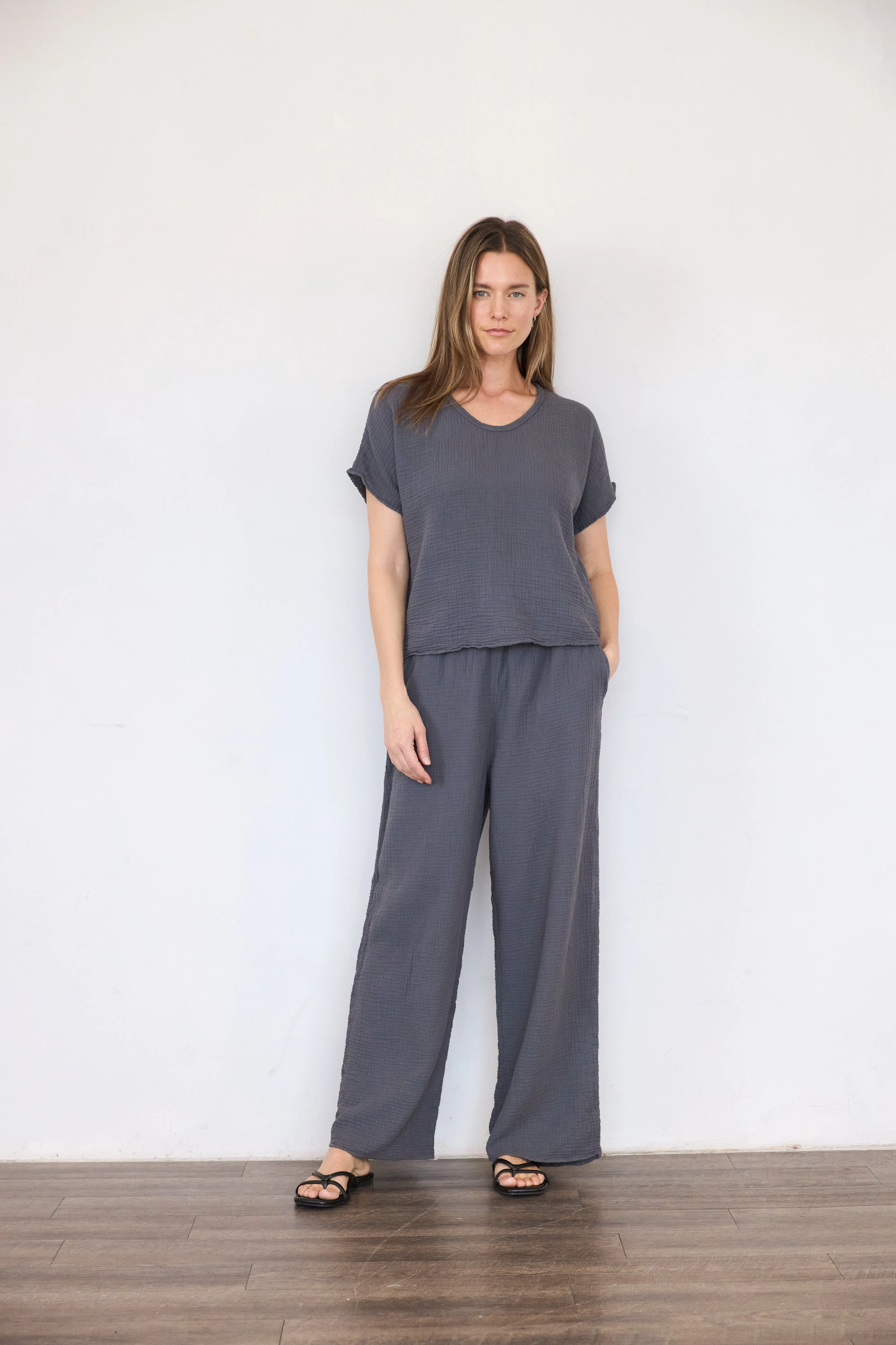 Organic Full Gauze Pant sold by It is well L.A.