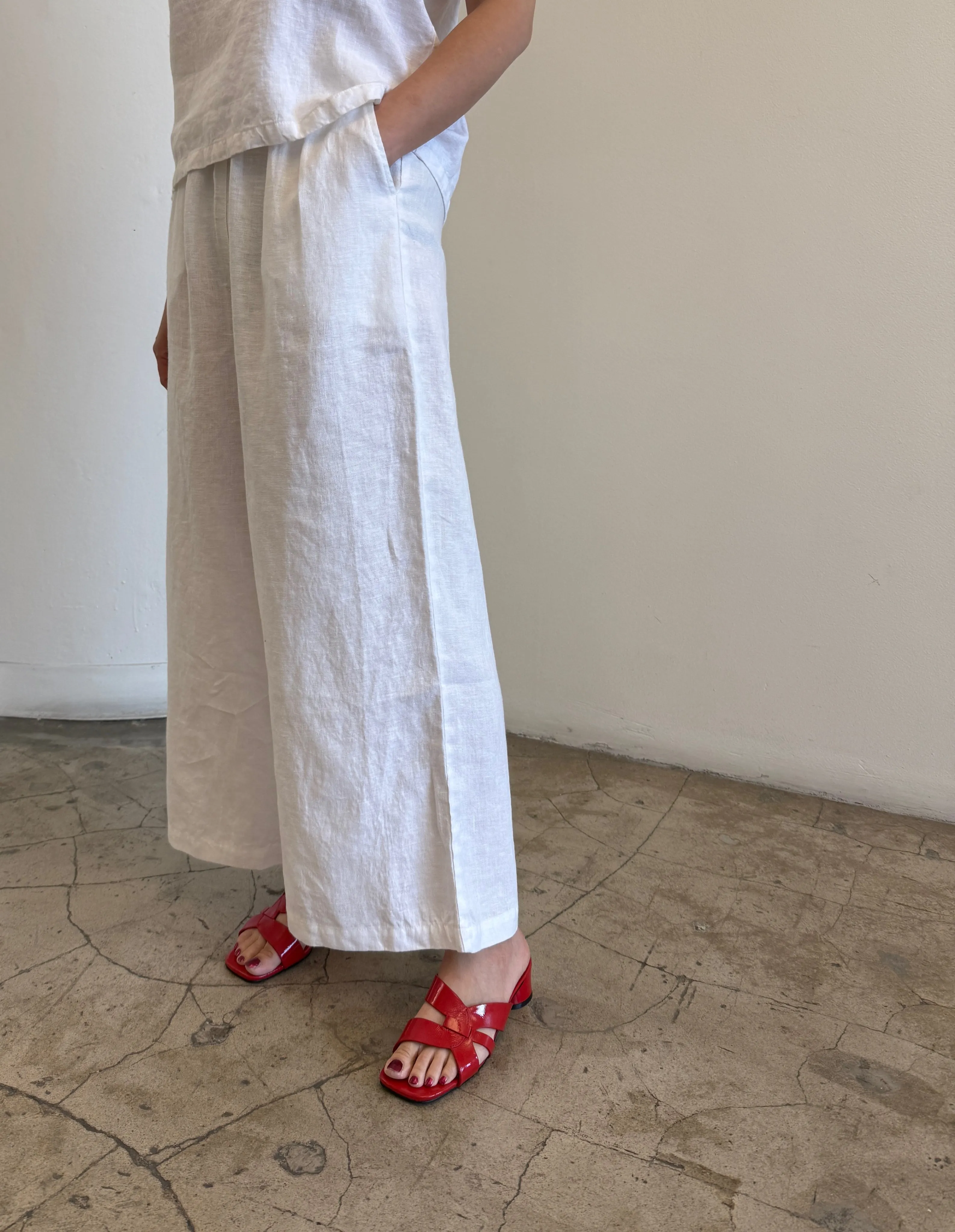 Wide Leg Linen Pant sold by It is well L.A. product image thumbnail 4