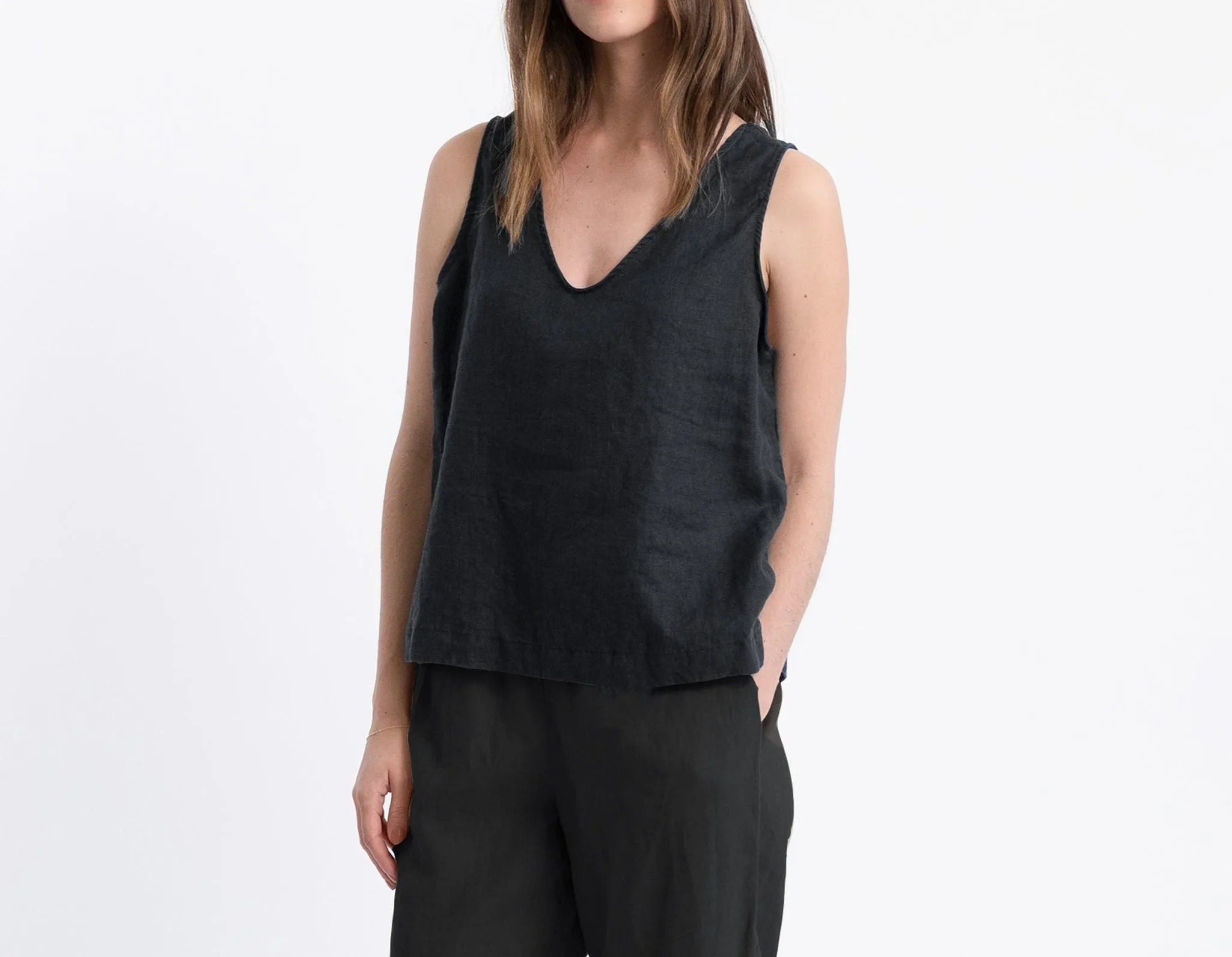 Reversible Linen Top sold by It is well L.A. product image thumbnail 2
